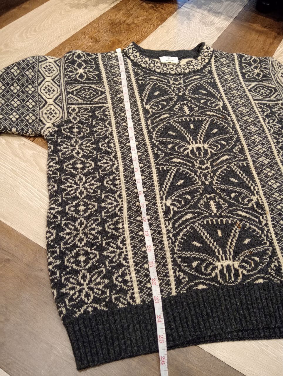 Aigner VINTAGE AIGNER KNITTED SWEATER - SIZE S DARK GREY Size US S / EU 44-46 / 1 - 17 Thumbnail