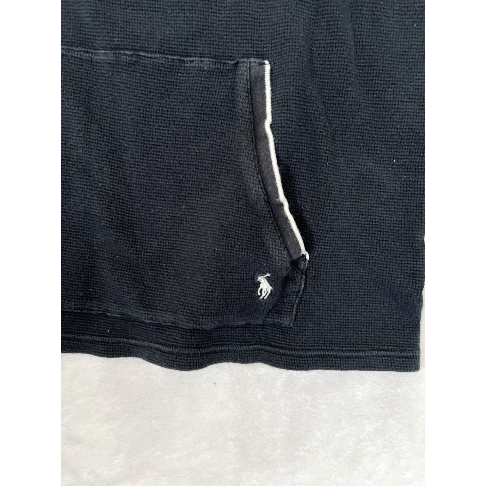 Polo Ralph Lauren Polo Ralph Lauren Sleepwear Hoodie Mens Large Black Waffle Knit Pajama Top Size US L / EU 52-54 / 3 - 2 Thumbnail