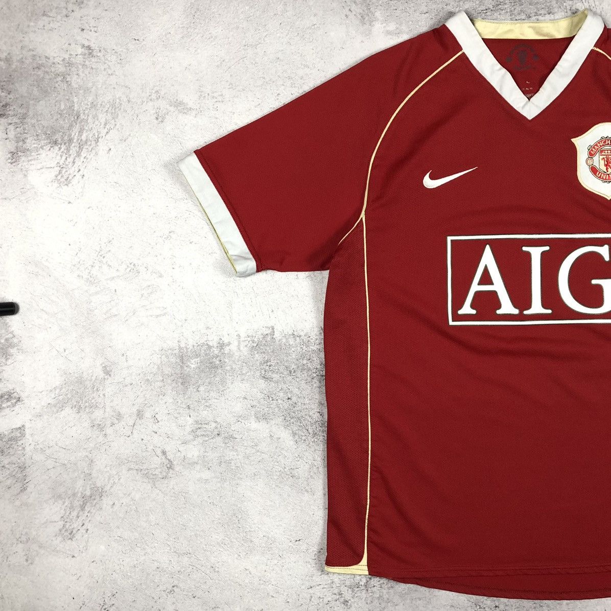 Nike Manchester United 2006-2007 Nike Home Soccer Jersey Size US S / EU 44-46 / 1 - 8 Thumbnail