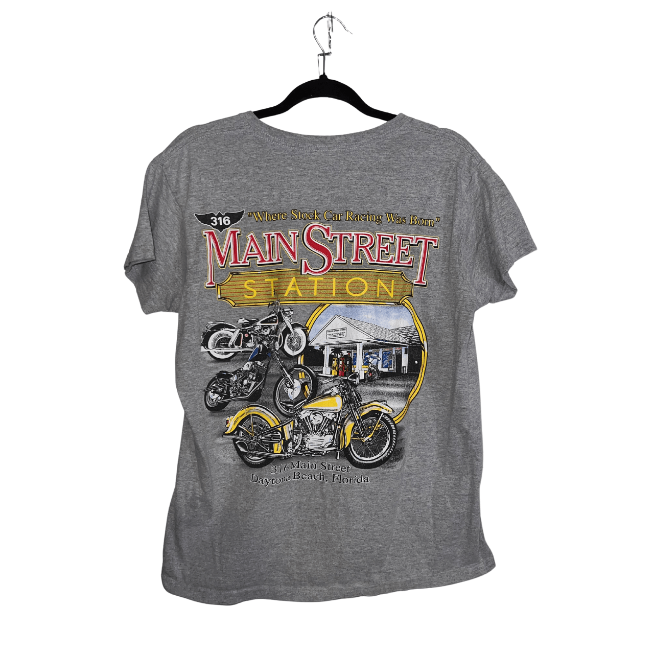 Gildan Main Street Station Biker T-Shirt Size US L / EU 52-54 / 3 - 1 Thumbnail