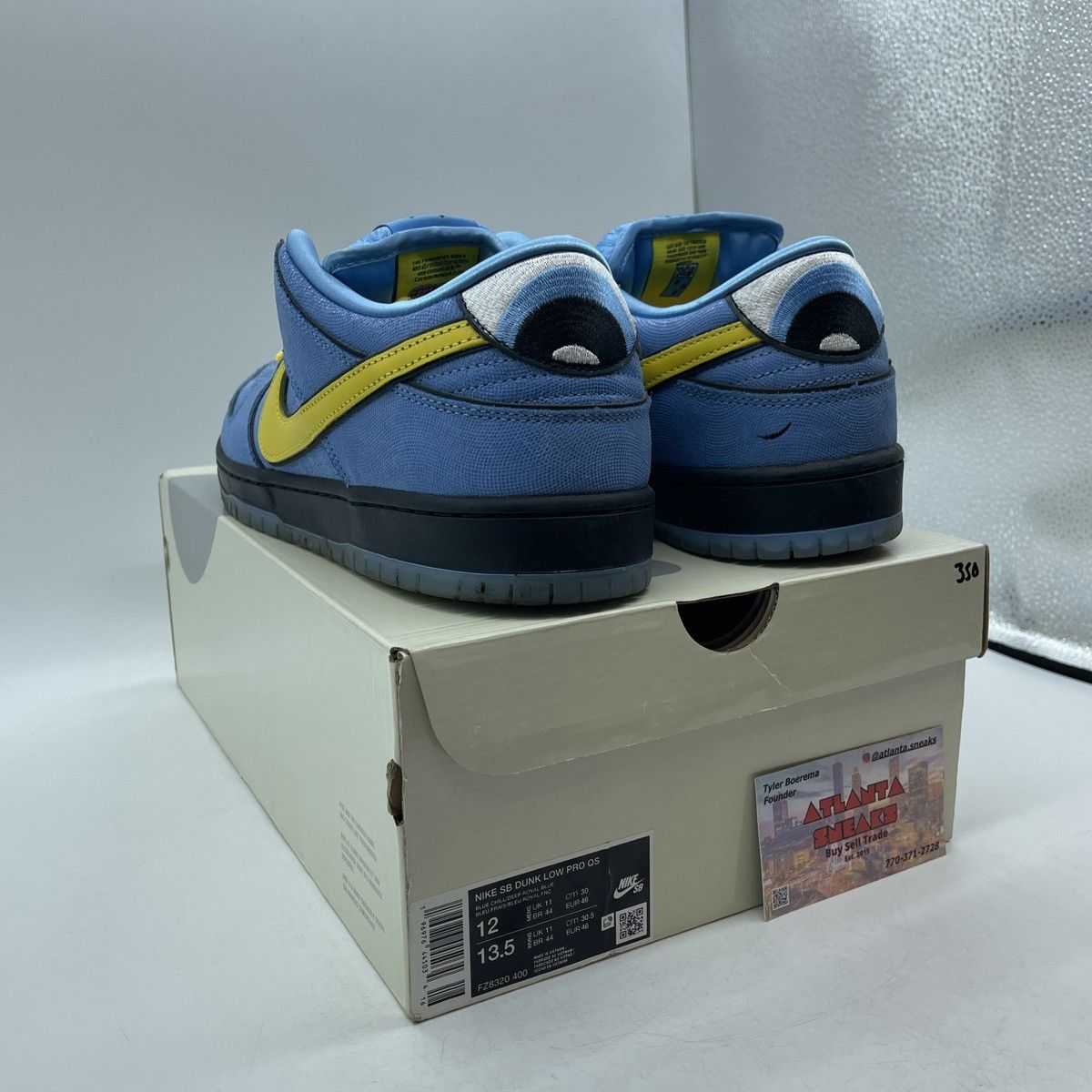 Nike The powerpuff girls x dunk low bubble Size US 12 / EU 45 - 4 Thumbnail