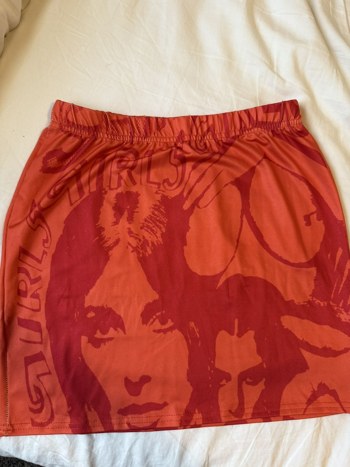 Other Orange/Red Mini Skirt Size 27" / US 4 / IT 40 - 2 Thumbnail