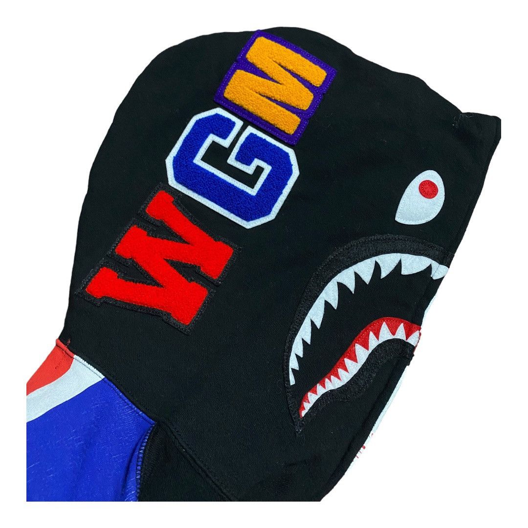 Bape BAPE Shark Full Zip Hoodie Black/union jack Size US XL / EU 56 / 4 - 4 Thumbnail