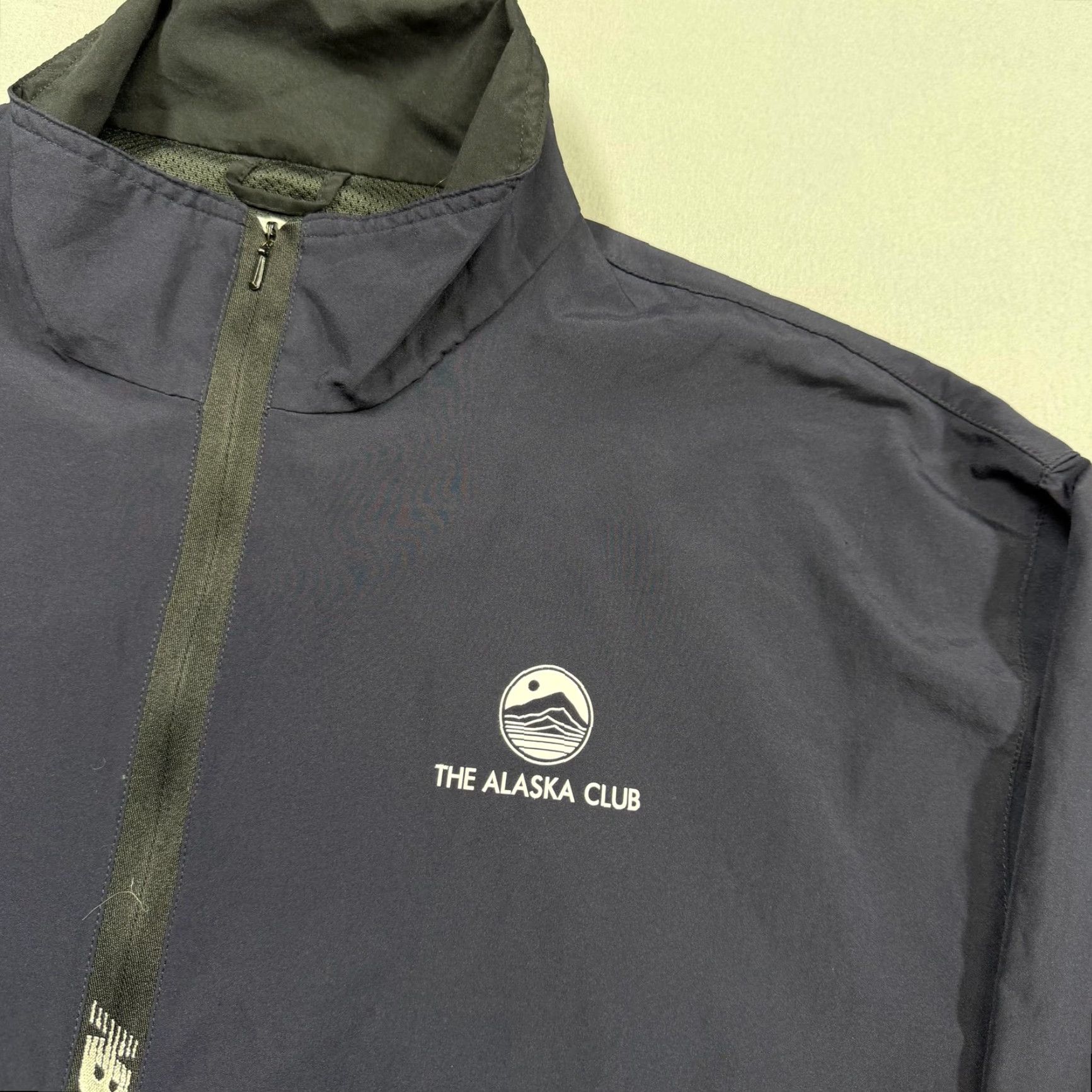 New Balance VINTAGE New Balance Jacket Mens L Blue 1/4 Zip Windbreaker Pockets Alaska Club Logo Size US L / EU 52-54 / 3 - 3 Thumbnail