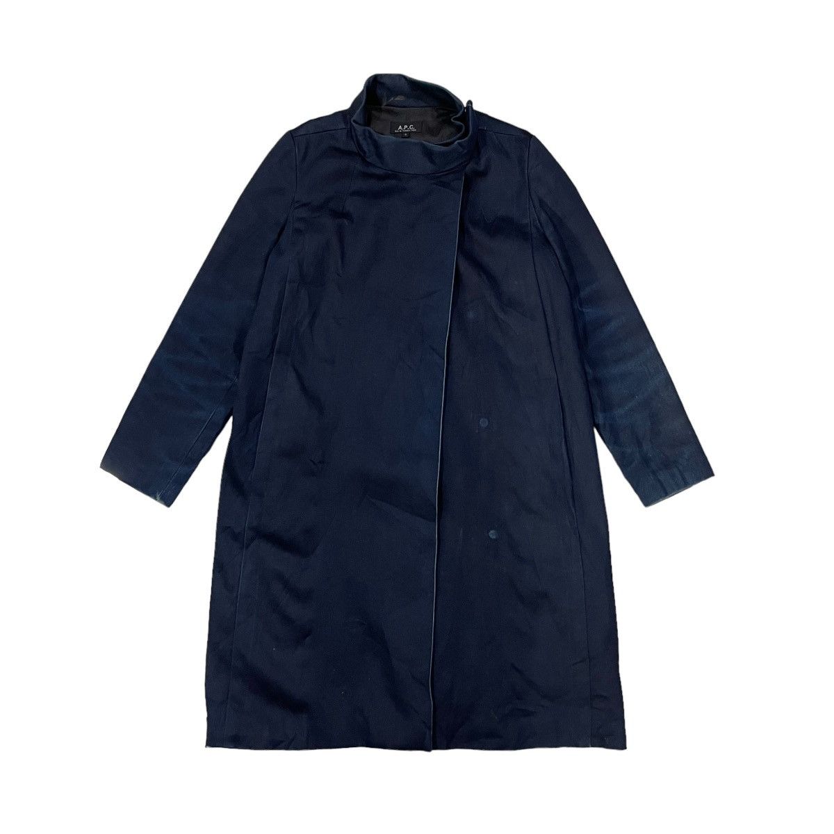 A.P.C. Vintage A.P.C Buttonless Denim Chore Long Jacket Size US S / EU 44-46 / 1 - 2 Thumbnail