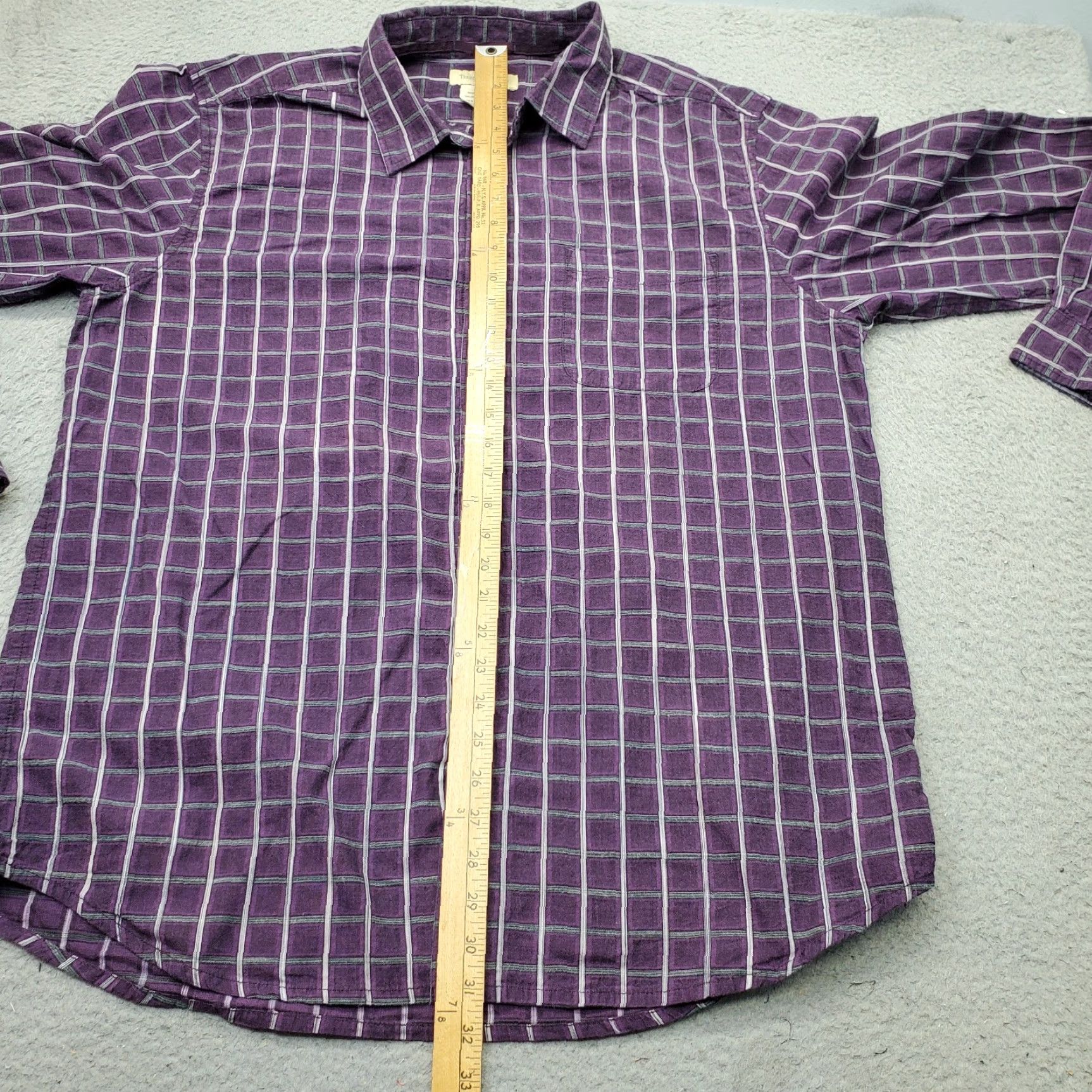 The Territory Ahead Territory Ahead Shirt Mens XL Multicolor Plaid Button-Up Long Sleeve Regular Fit EUC Size US XL / EU 56 / 4 - 3 Thumbnail