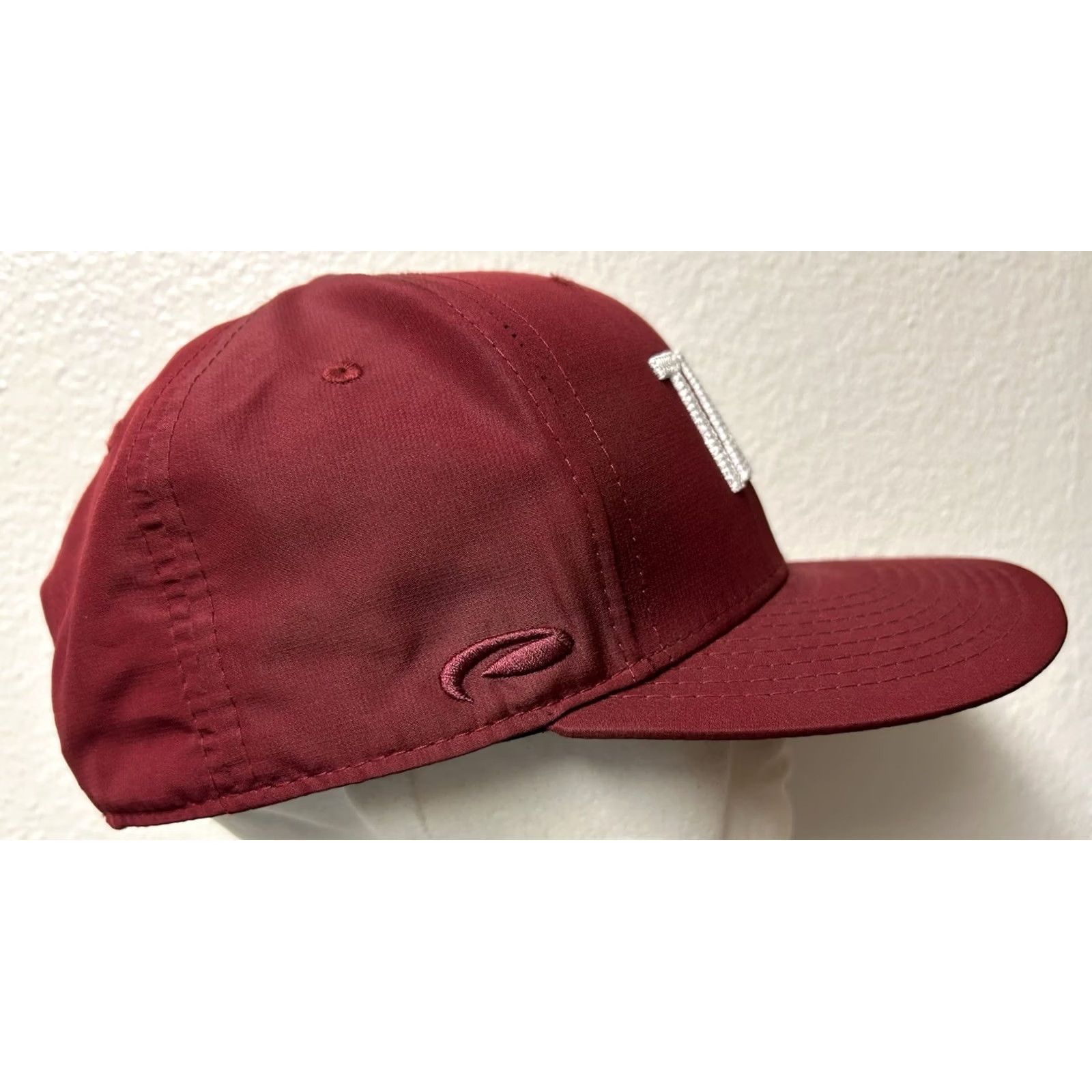 Vintage Tatum Ranch Golf Course Arizona Snapback Hat Maroon Embroidered Cactus Indoor Outdoor Men One Size Maroon Snap-Back Adult Mens Size ONE SIZE - 3 Thumbnail