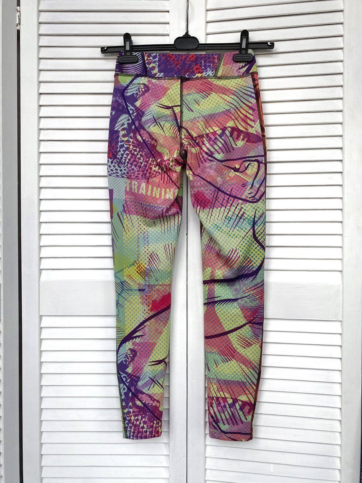 Designer × Reebok Reebok Legginsy Comic Clash Tight B45933 Pants Speed Wick Size 28" / US 6 / IT 42 - 4 Thumbnail