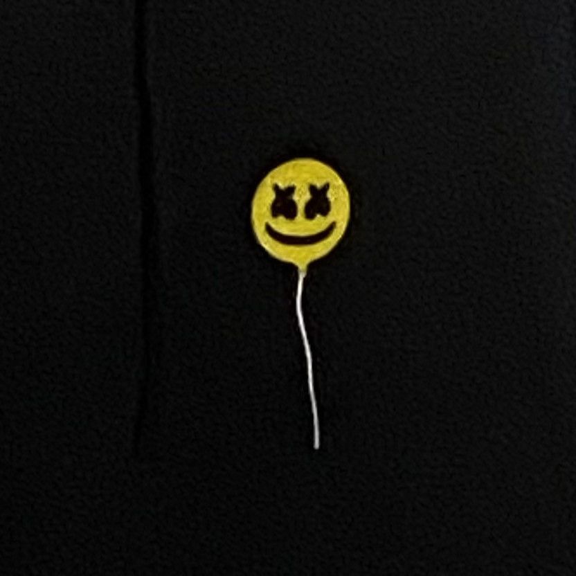 Independent Trading Co. Independent Trading Company Black Smiley Hoodie Size M Size US M / EU 48-50 / 2 - 4 Thumbnail