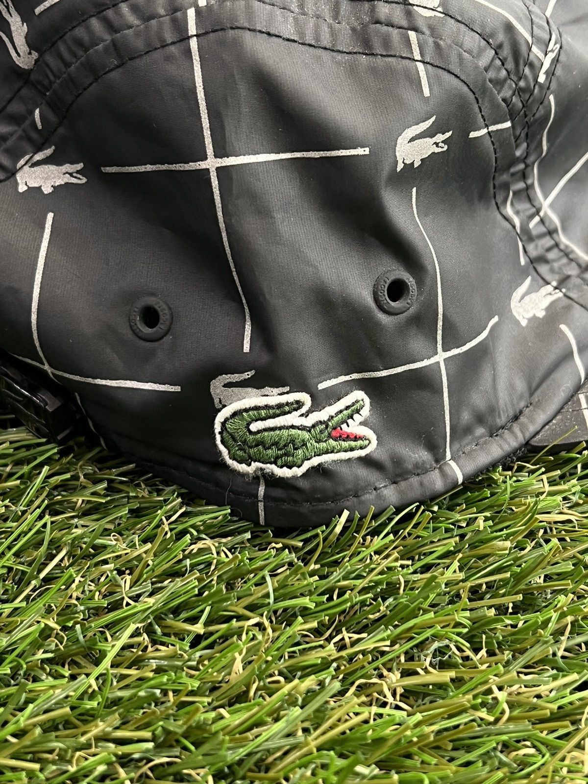 Lacoste × Supreme Supreme Lacoste Reflective Nylon Camp Cap Size ONE SIZE - 5 Thumbnail