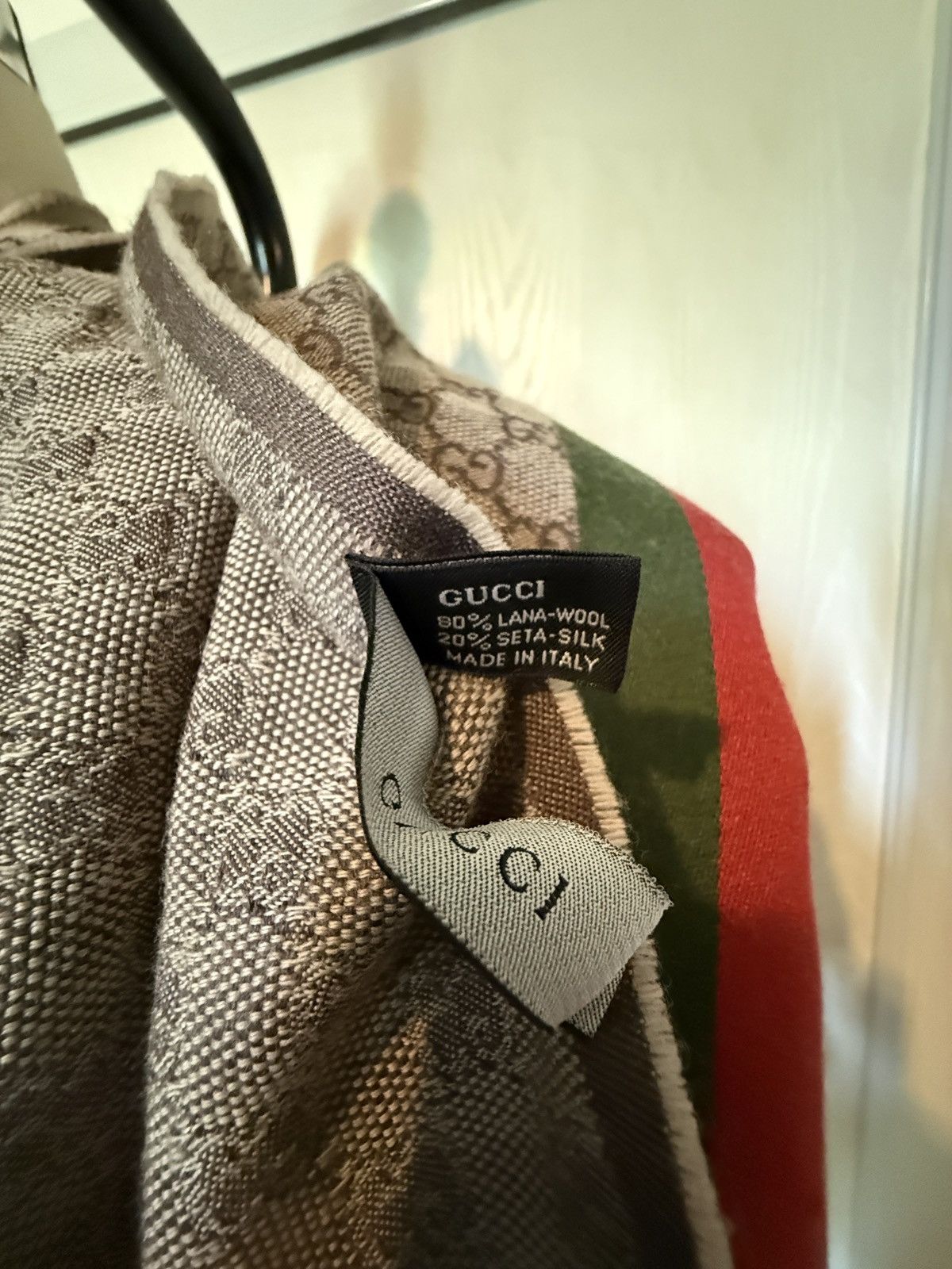 Gucci Gucci Monogram Print Scarf Size ONE SIZE - 6 Thumbnail