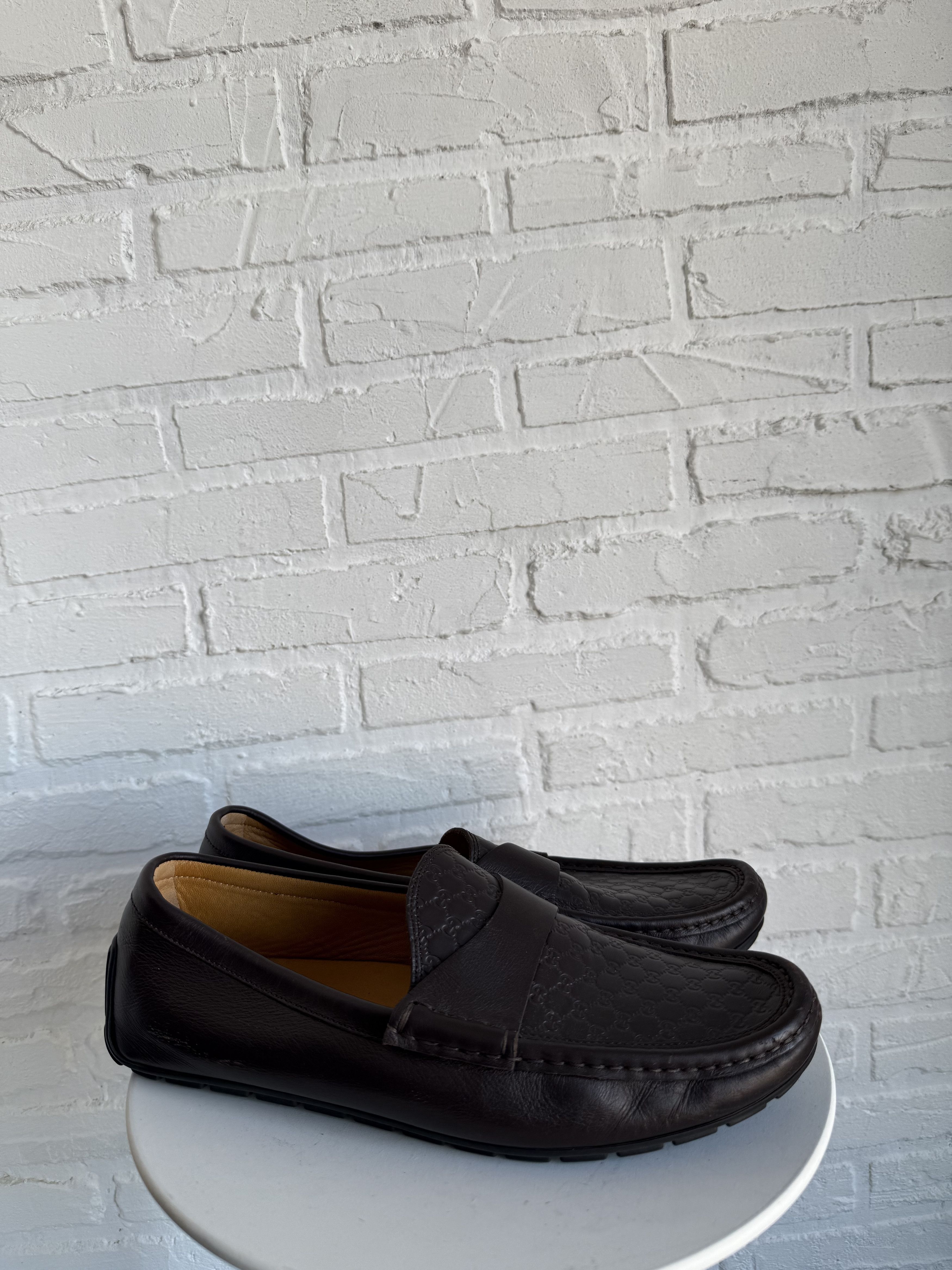 Gucci Gucci Guccissima brown driving loafers slip on Size US 8.5 / EU 41-42 - 2 Thumbnail
