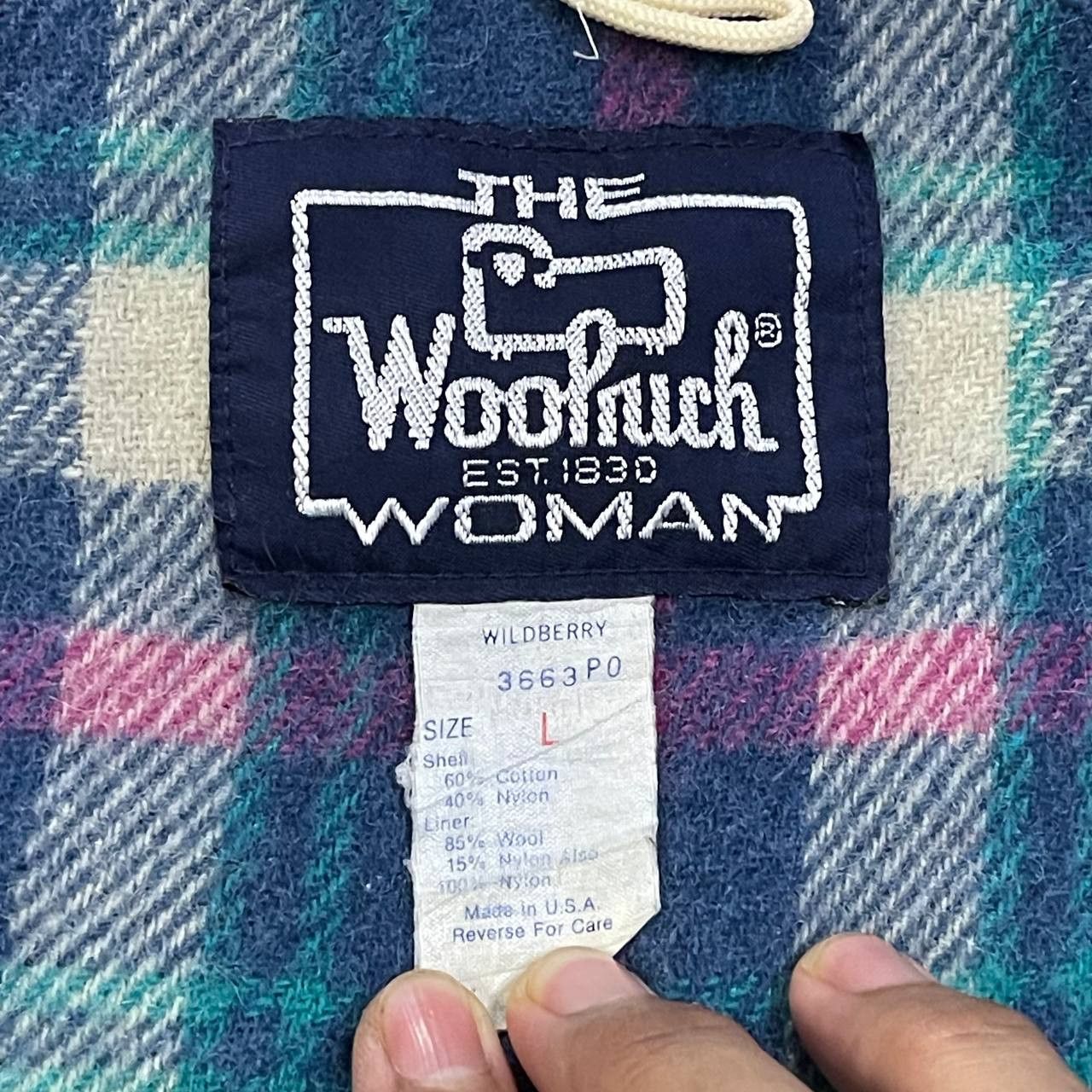 Woolrich Woolen Mills Vintage 80's Woolrich Pink Jacket Size L / US 10 / IT 46 - 11 Thumbnail