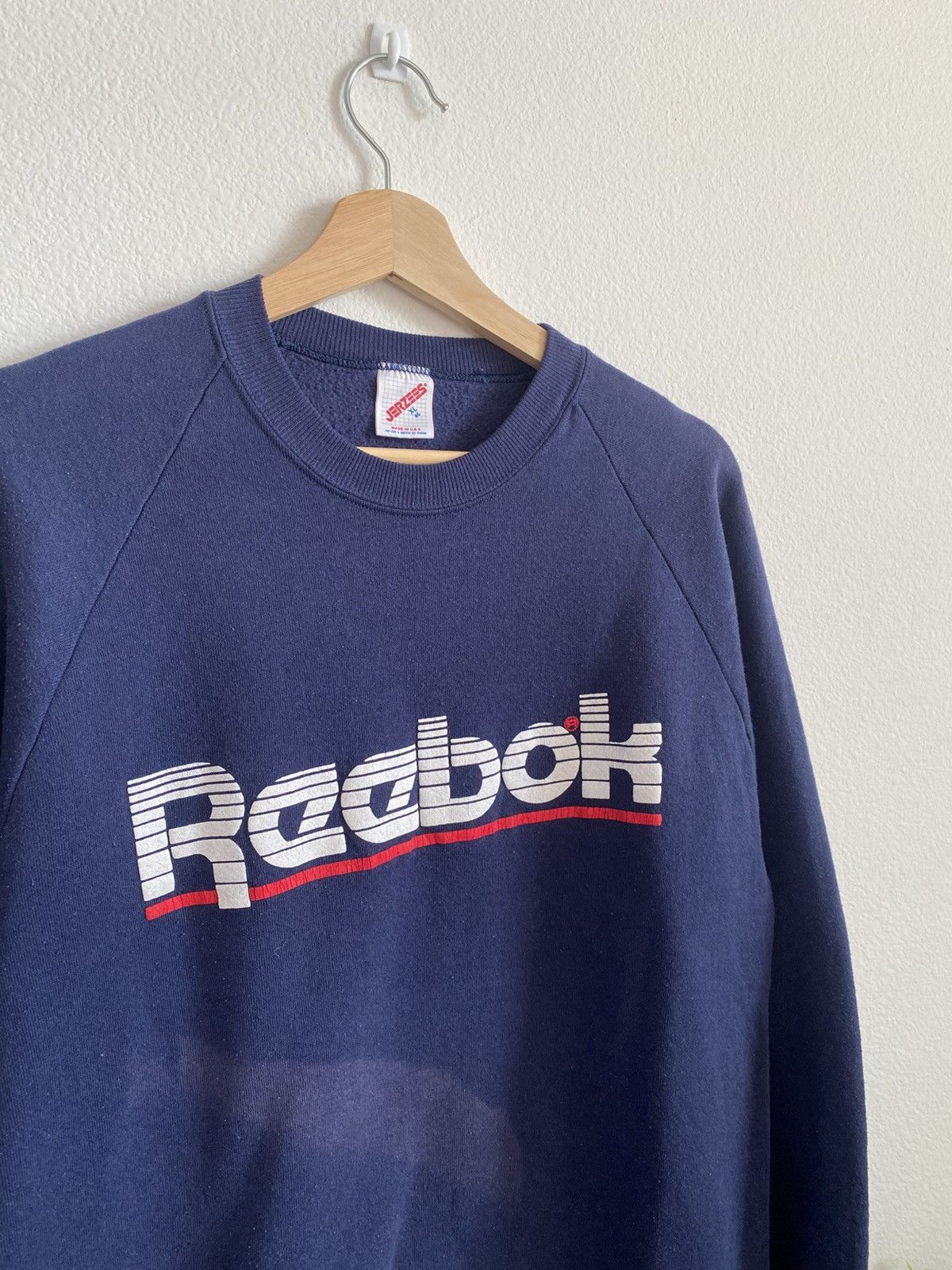 Reebok Vintage 90s Reebok Faded Crewneck Sweatshirt Size US XL / EU 56 / 4 - 3 Thumbnail