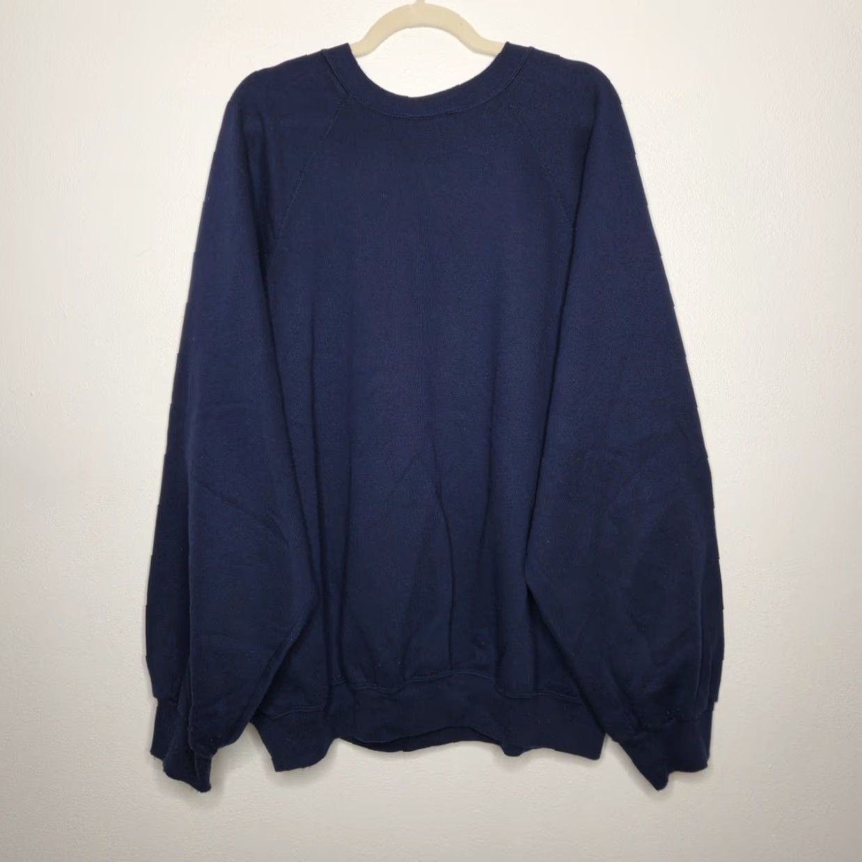 Tultex VINTAGE Tultex Sweatshirt Raglan Crewneck Blue 3XL Men Pullover Wisconsin 90s UW Platteville Size US XXL / EU 58 / 5 - 5 Thumbnail