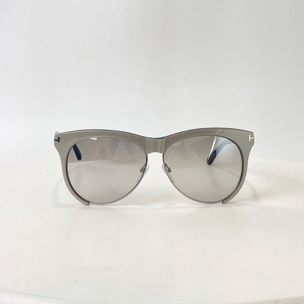 Tom Ford NEW TOM FORD FT0365 - 38G SILVER LEONA(FT0365-38G-59) Size ONE SIZE - 3 Thumbnail