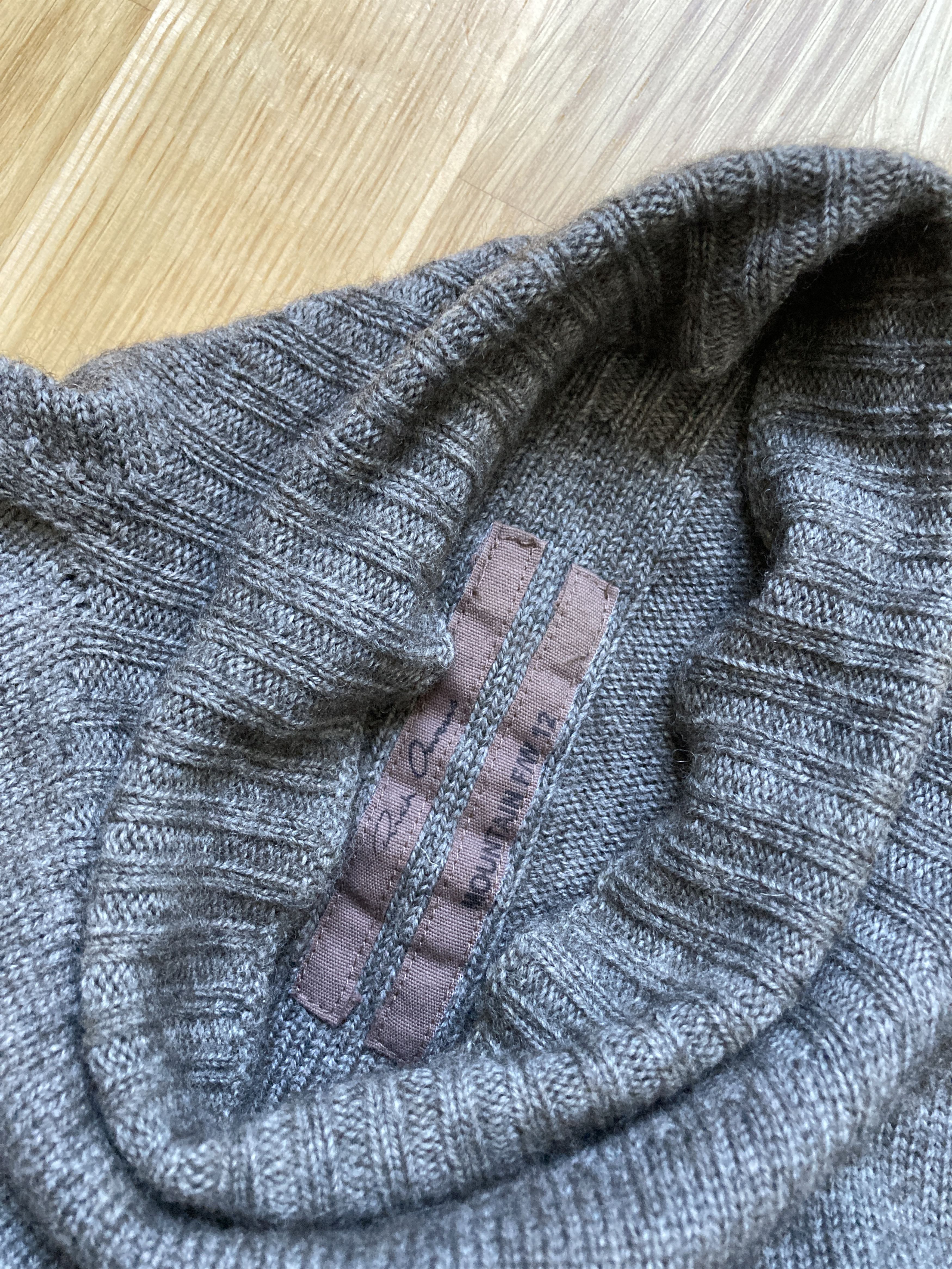 Rick Owens F/W 12 "MOUNTAIN" Oversized Runway Yak/Wool Rollneck Knit M Size US L / EU 52-54 / 3 - 14 Thumbnail