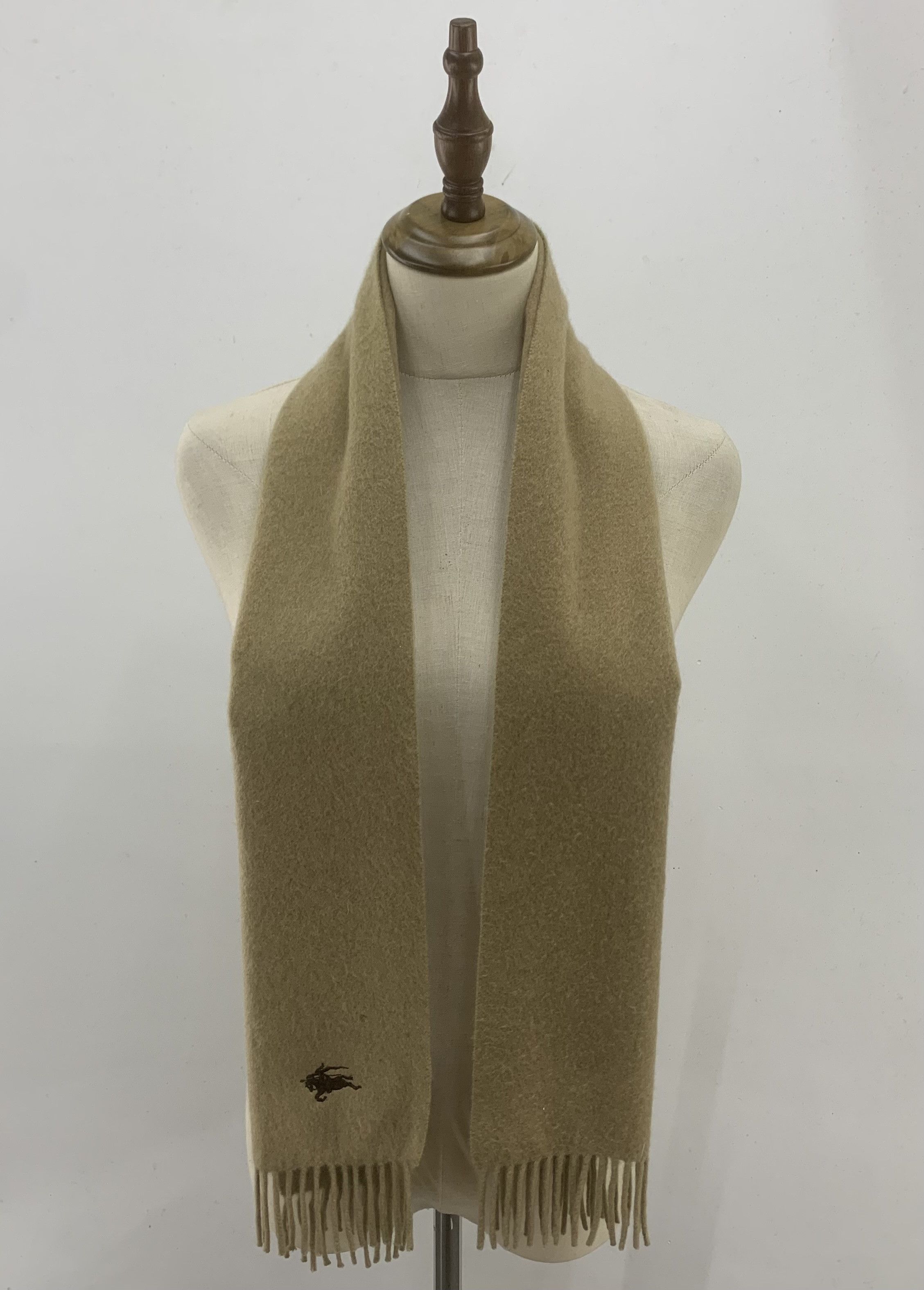 Burberry Burberrys Scarf Cashmere Muffler Neck Wrap BL9126 Size ONE SIZE - 1 Thumbnail