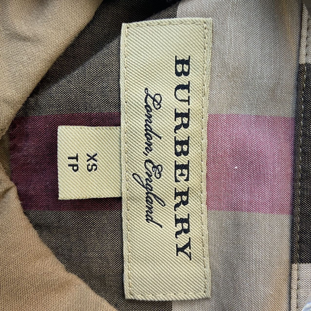 Burberry Burberry Plaid Printed Loose Long Sleeve Shirt K26WX Size XS / US 0-2 / IT 36-38 - 5 Thumbnail