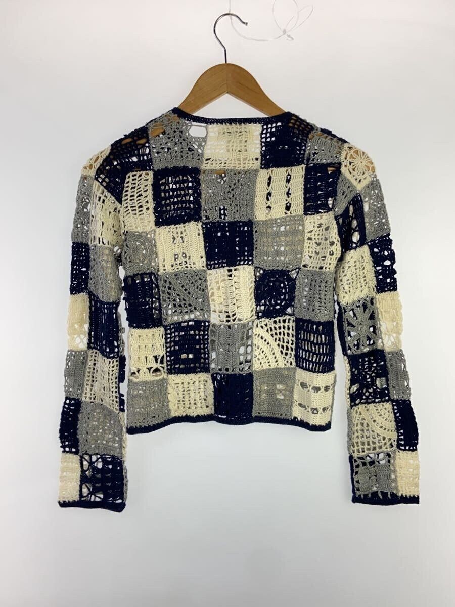 Comme des Garcons Crochet Patchwork Knit Cardigan Size S / US 4 / IT 40 - 2 Thumbnail
