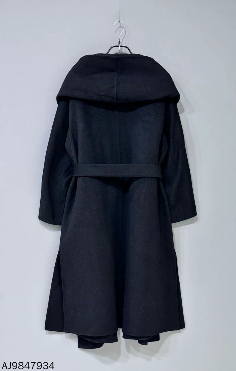 Max Mara Max Mara Gaoding black cashmere bathrobe coat Size S / US 4 / IT 40 - 3 Thumbnail