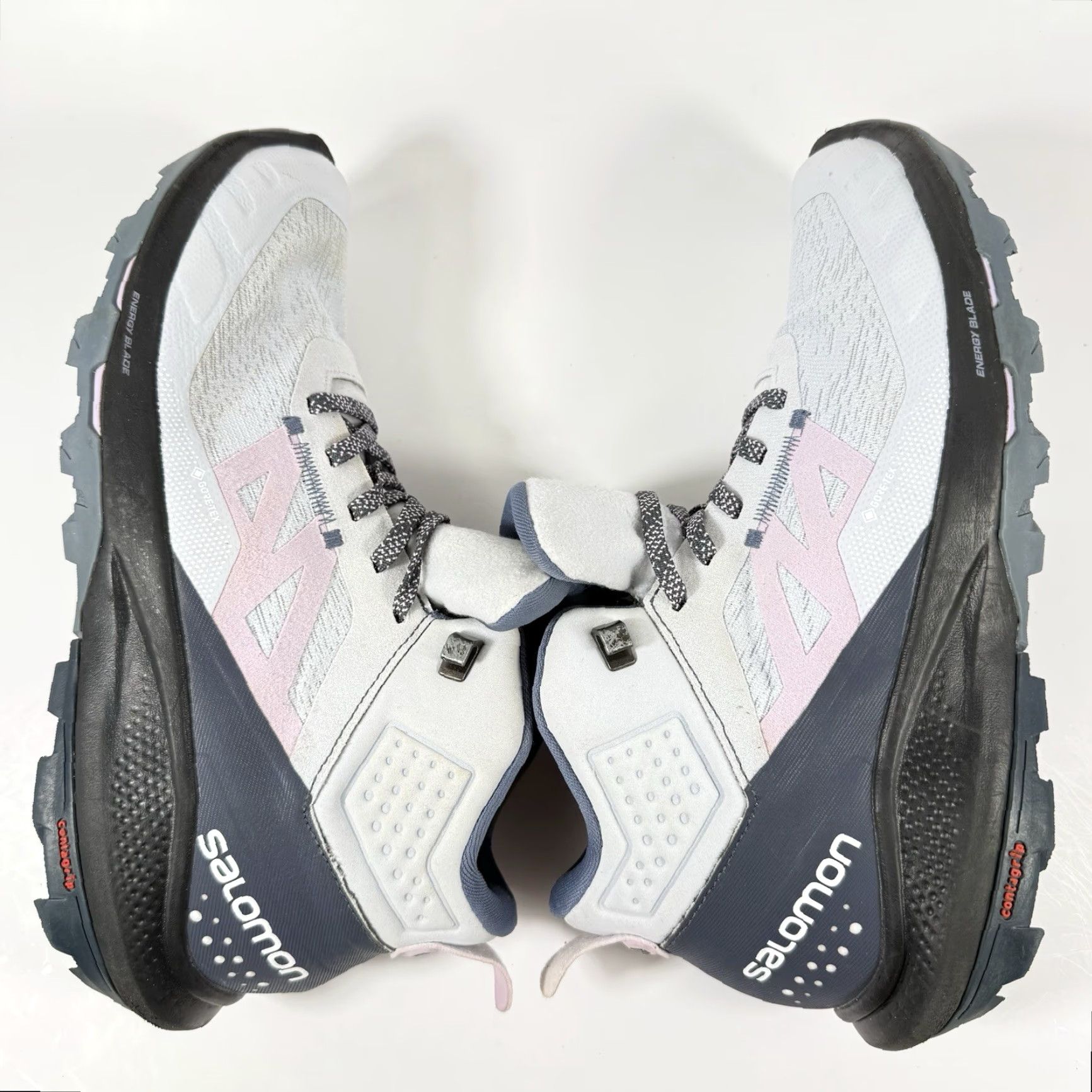 Salomon Salomon OUTpulse Mid GTX Hiking Boots Arctic Ice Ink Orchid Gore-Tex Women’s 9 Size US 9 / IT 39 - 6 Thumbnail