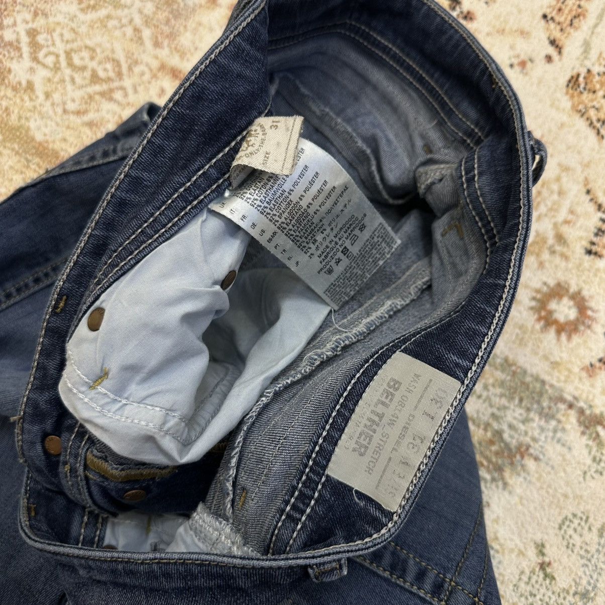Diesel × Vintage Vintage Diesel Jeans W31xL30 Pants Old Money Size 31" - 7 Thumbnail