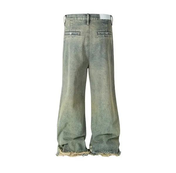 Other Vintage street hip-hop washed and faded micro flare jeans Size US 30 / EU 46 - 2 Thumbnail