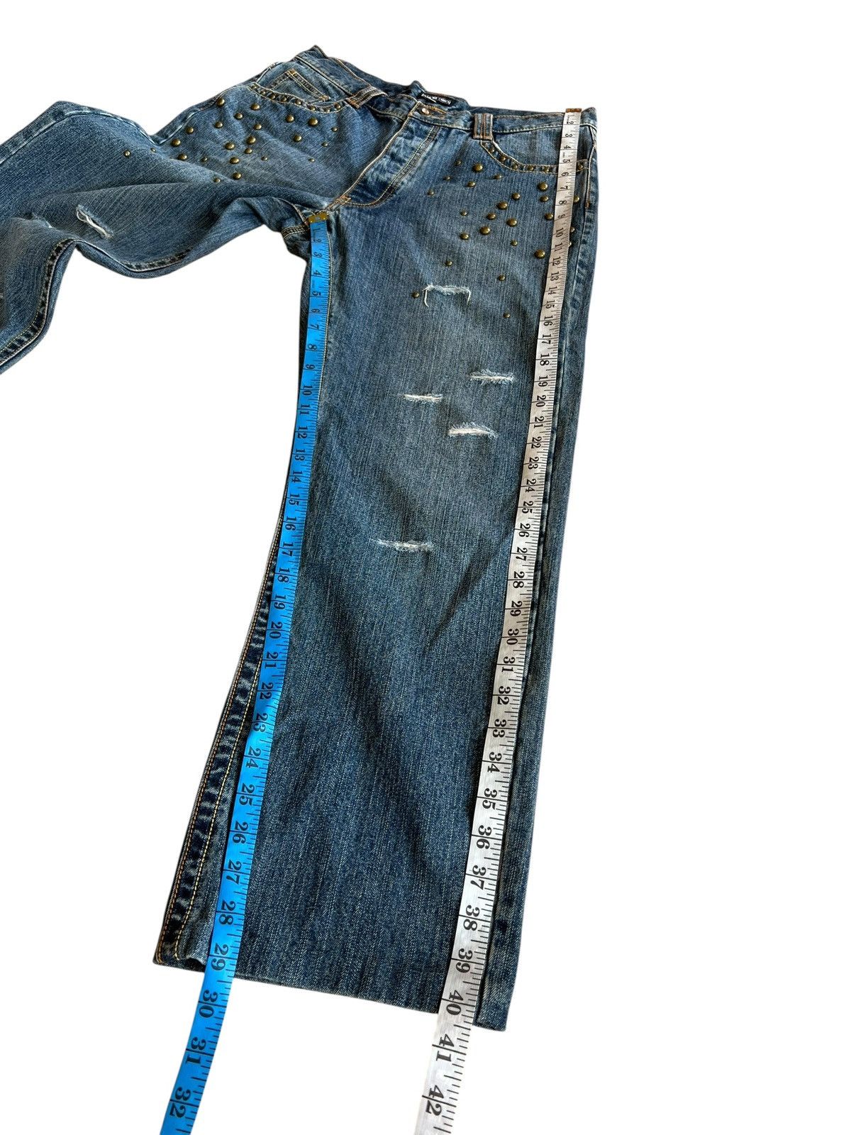 Japanese Brand Amore Puro Distress Jean Size US 32 / EU 48 - 6 Thumbnail