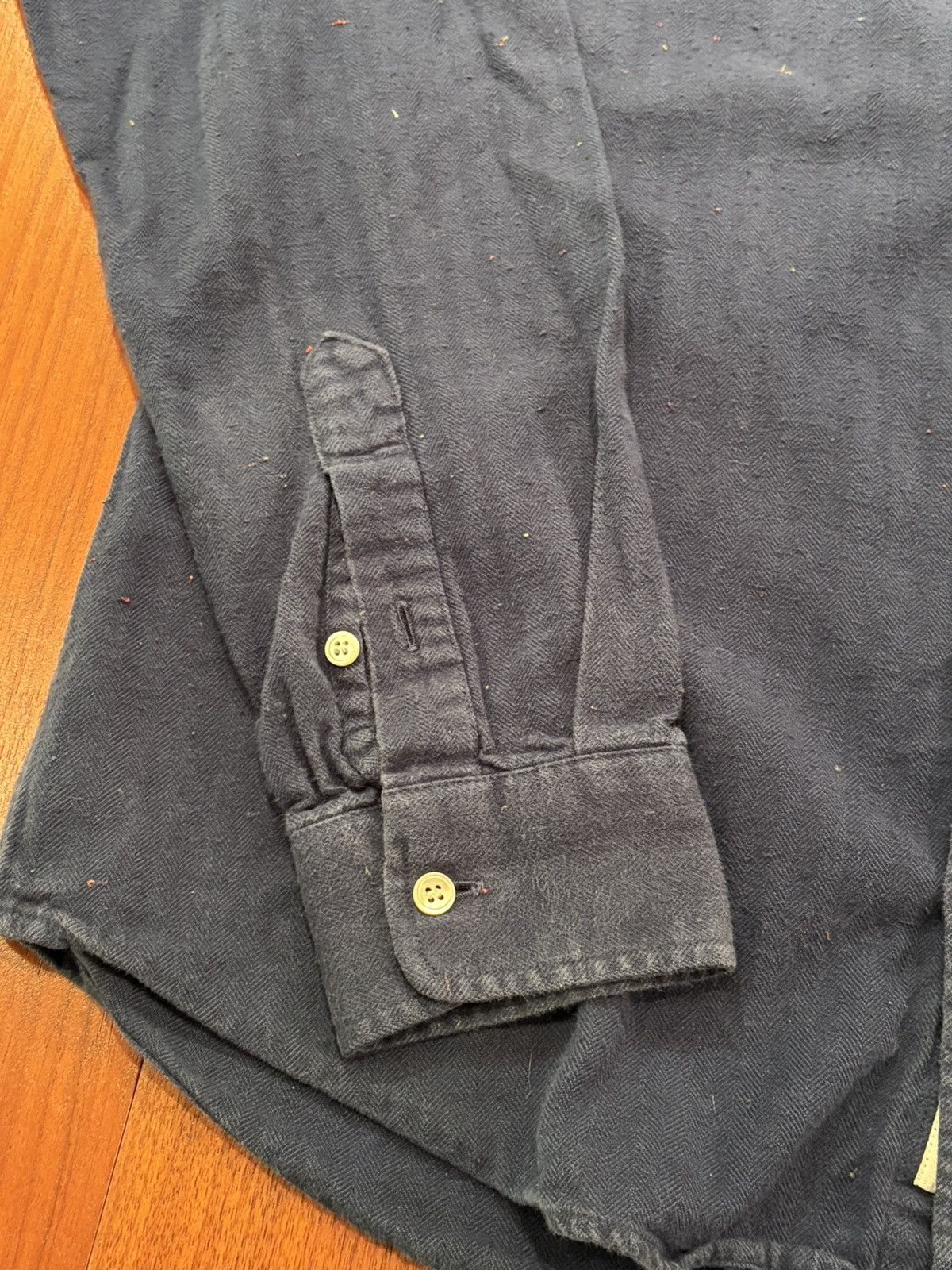 Schnaydermans Schnaydermans herringbone twill neppy workshirt small Size US S / EU 44-46 / 1 - 5 Thumbnail