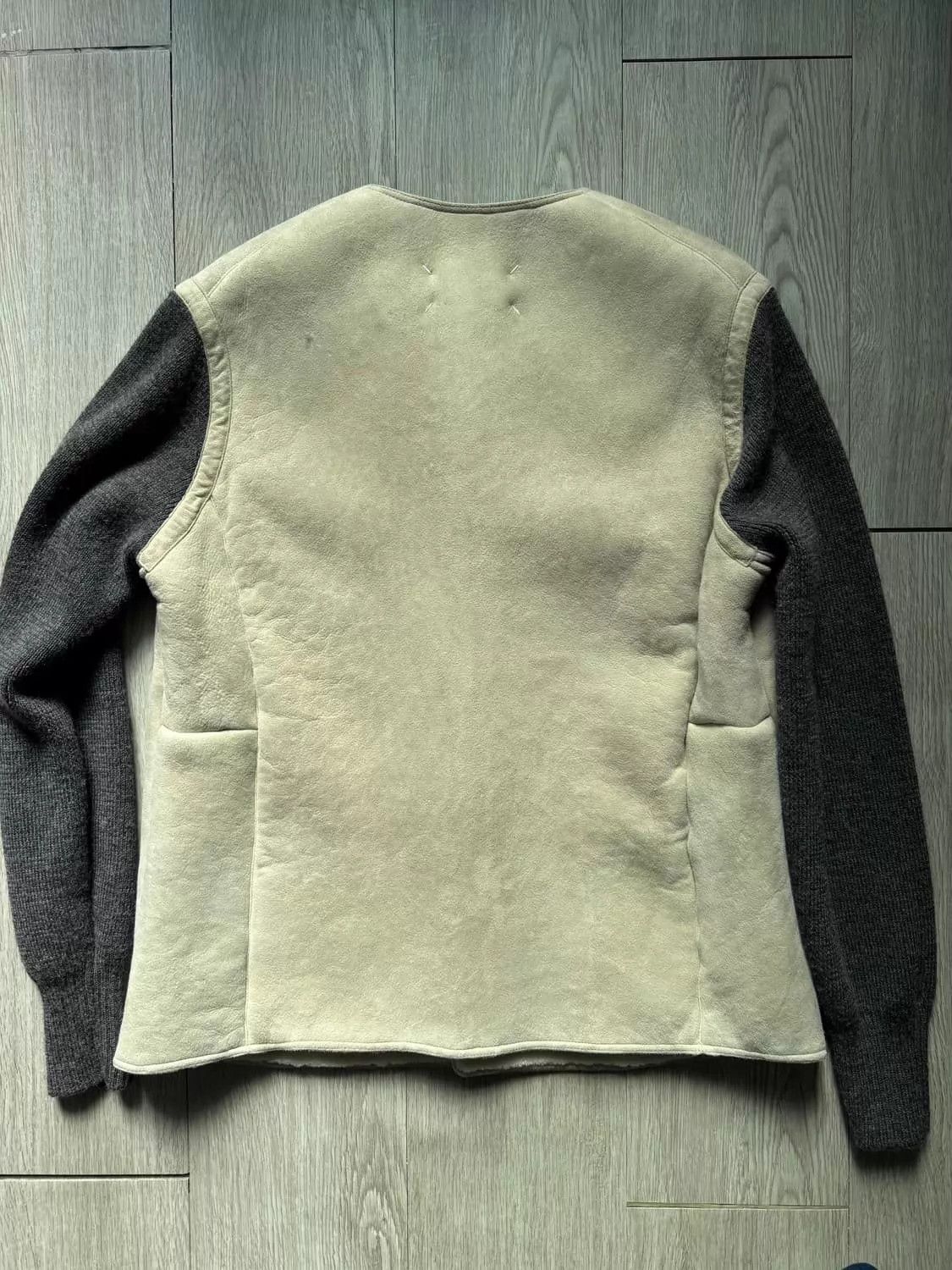 Maison Margiela Maison Margiela Wool-Shearling Knit Leather Unisex Coat Size US S / EU 44-46 / 1 - 4 Thumbnail