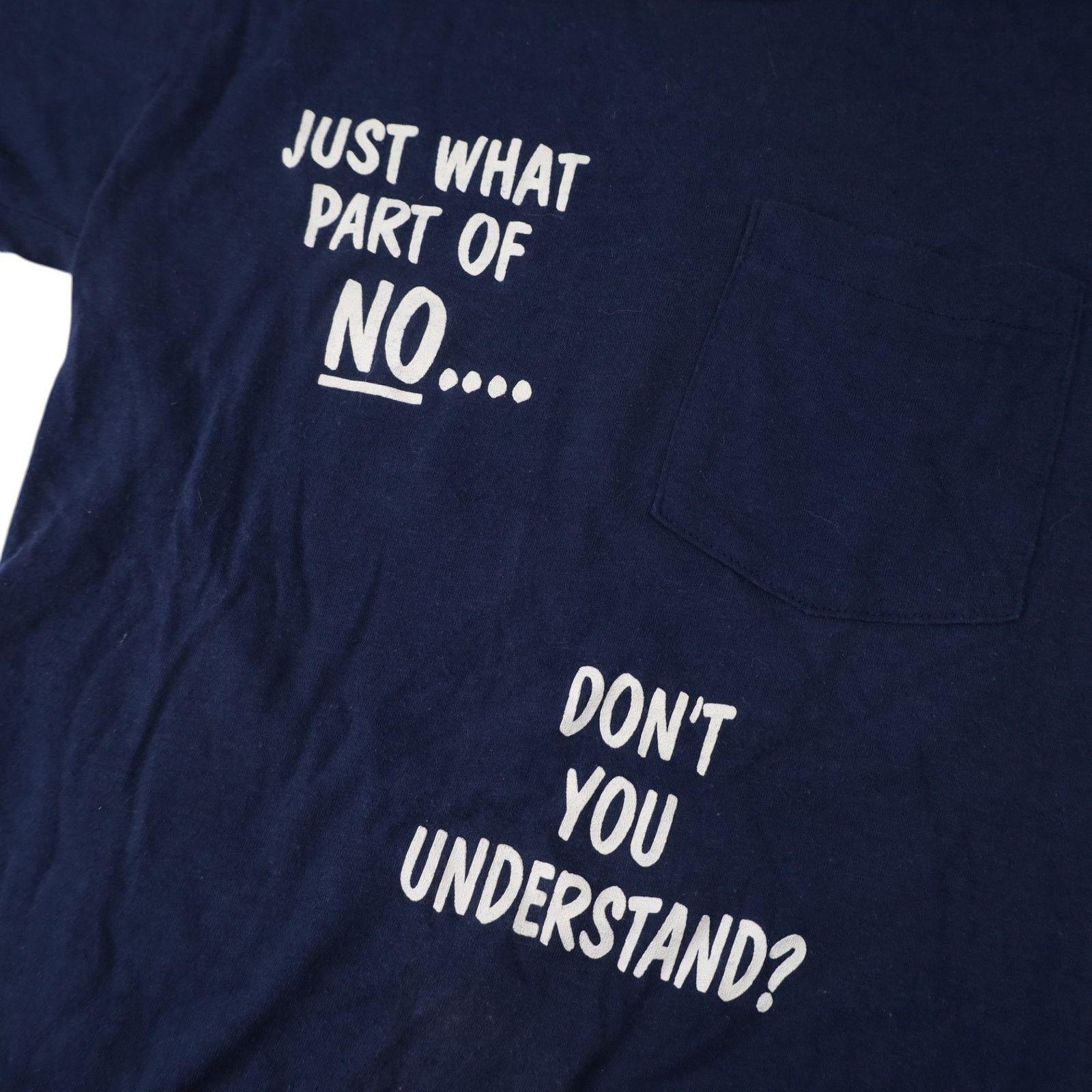 Vintage Vintage "What Part of NO Dont you Understand" Slogan T Shirt Size US S / EU 44-46 / 1 - 4 Thumbnail