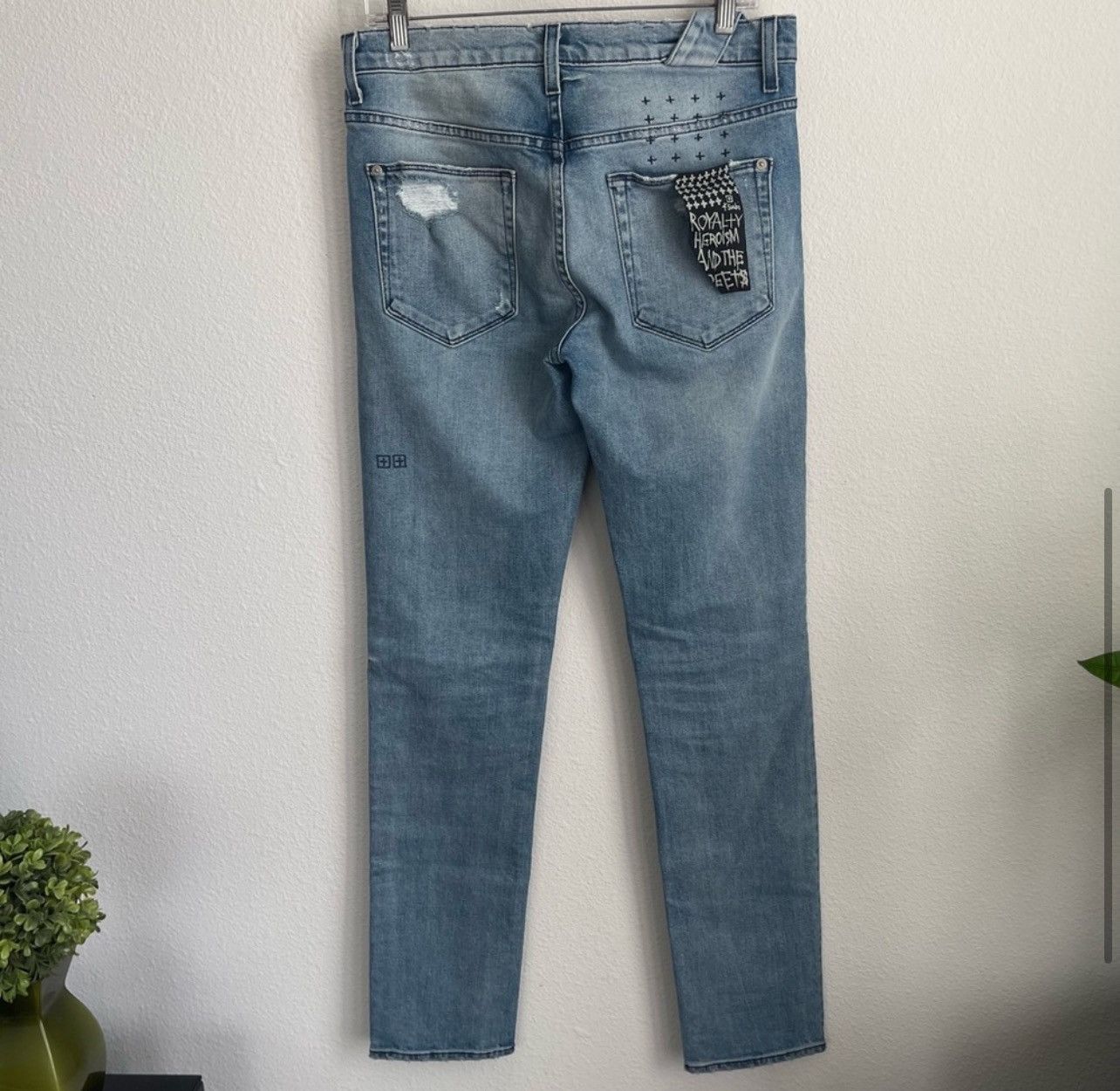 Ksubi KSUBI Light Wash Chitch Rebel Skinny Denim Jeans Size US 30 / EU 46 - 3 Thumbnail