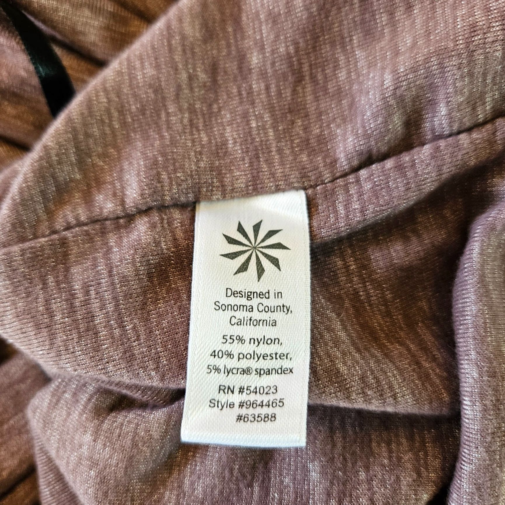 Athleta Athleta Womens Odyssey Tee Dress XS Purple Short Sleeve Ruched Scoop Neck Size 26" / US 2 / IT 38 - 4 Thumbnail