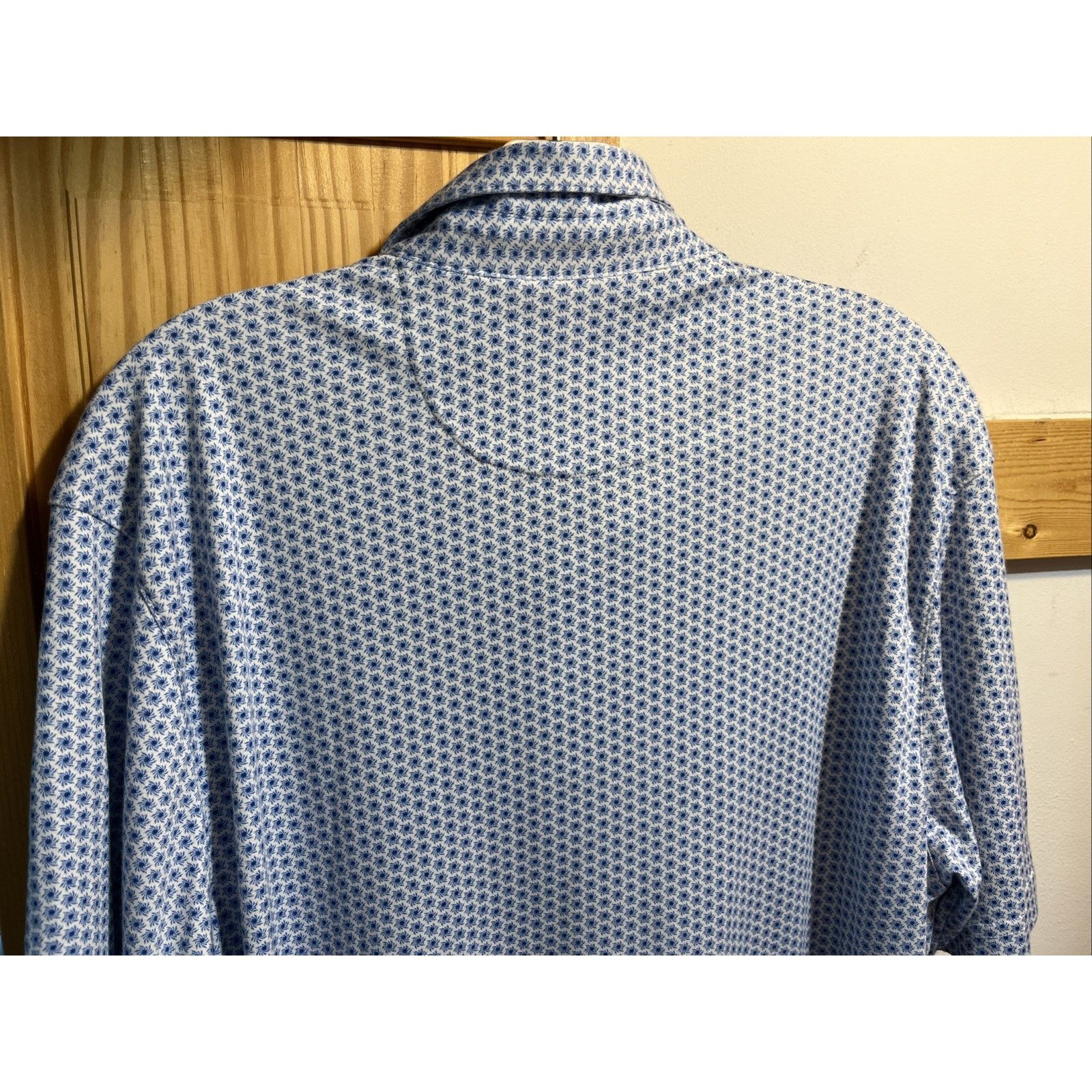 Greg Norman Greg Norman XL Polo Polyester Pima Cotton Blend Blue White Size US XL / EU 56 / 4 - 9 Thumbnail