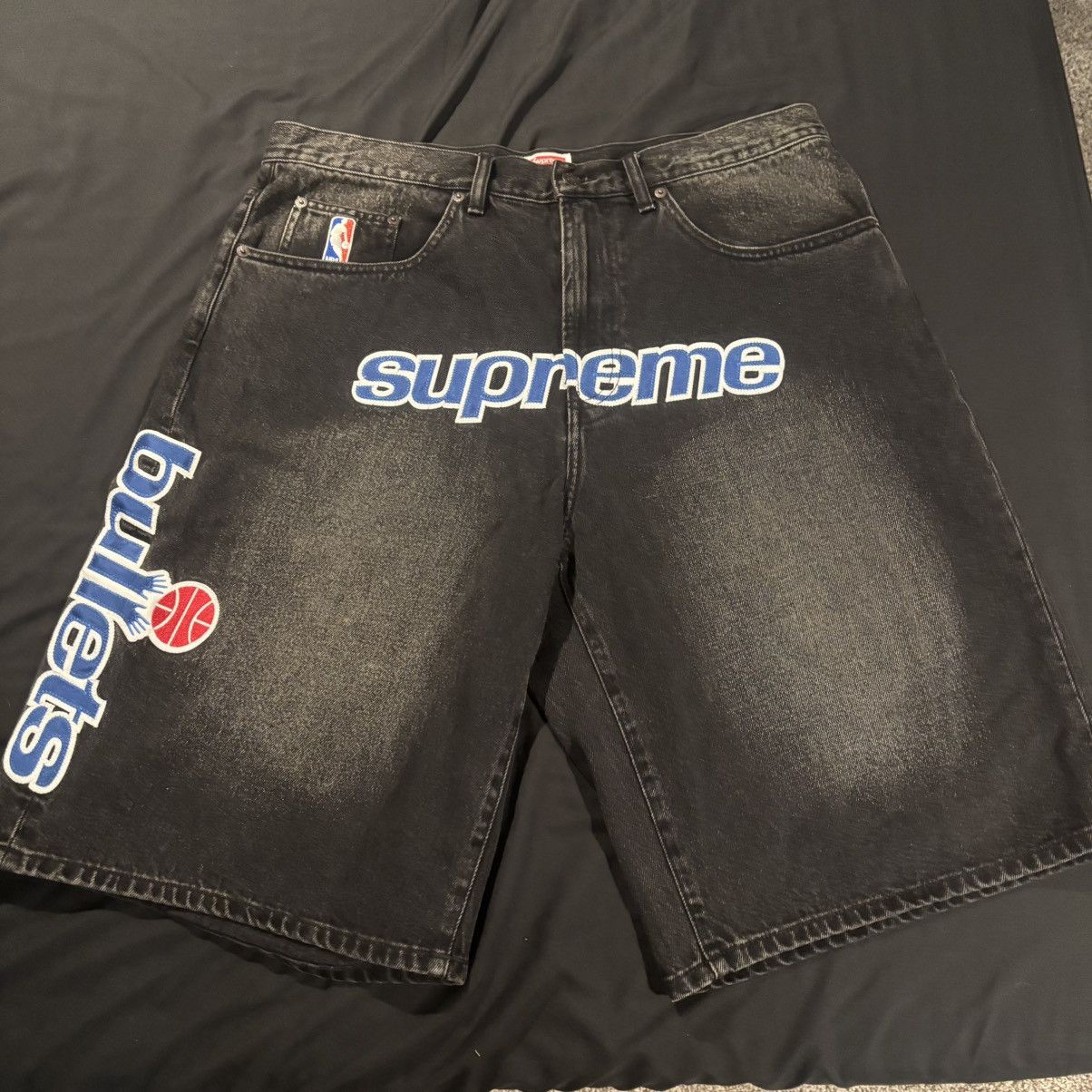 Supreme Supreme Shadows Baggy Denim Shorts Art Dealer 36 SS26