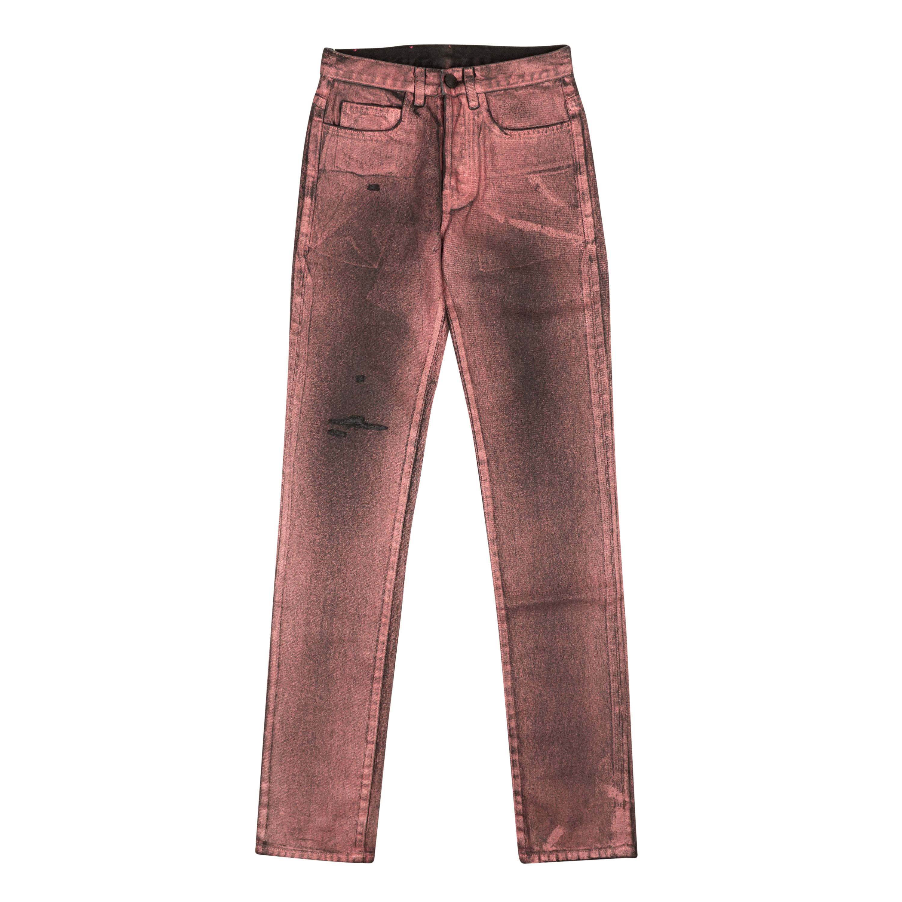 image of Spyder Black & Pink Metallic Wash Jeans Size 26, Men's