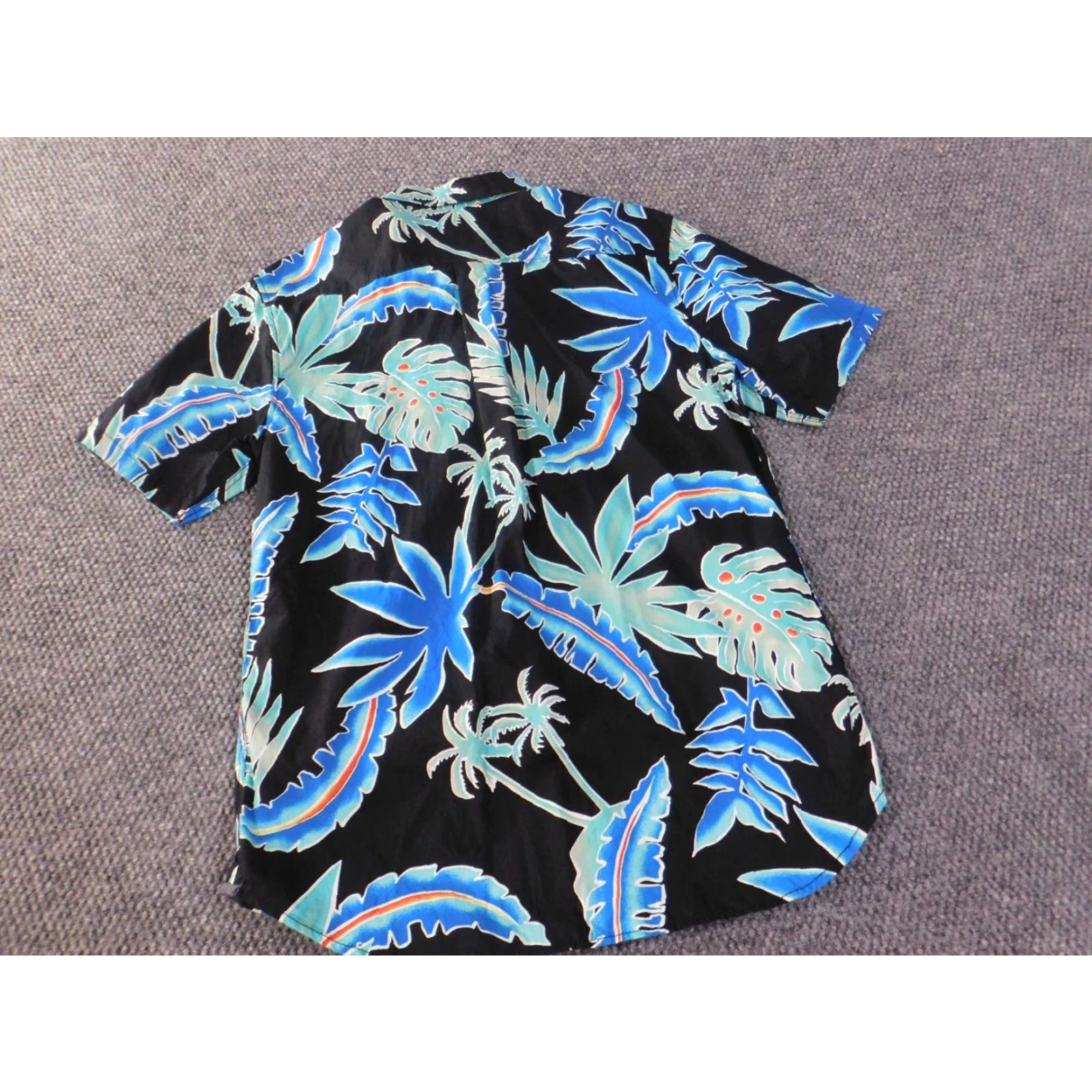 Vans Vans Shirts Mens Large Black Floral American Hawaiian Button-Up Short Sleeve Collared Button-Up - Mens Size US L / EU 52-54 / 3 - 7 Thumbnail