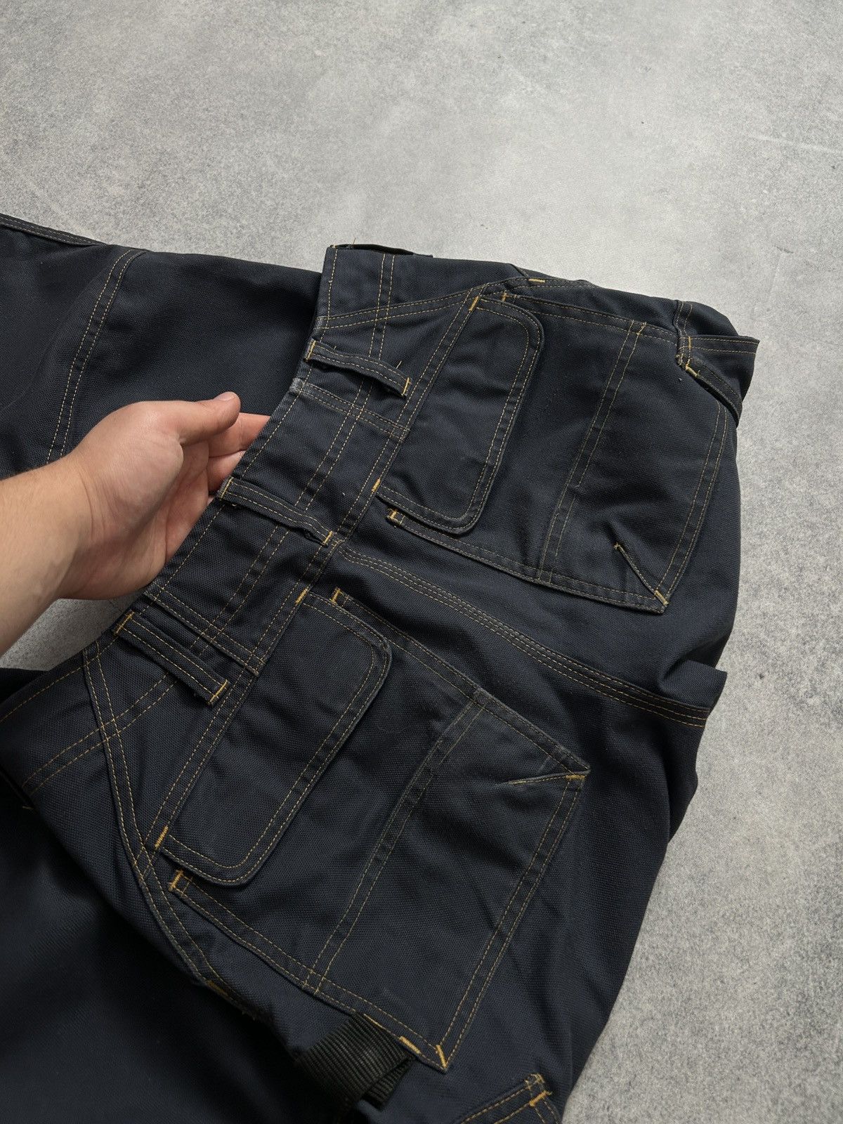 Vintage Mascot Blue Worker Cargo pants size S mens Size US 31 - 6 Thumbnail