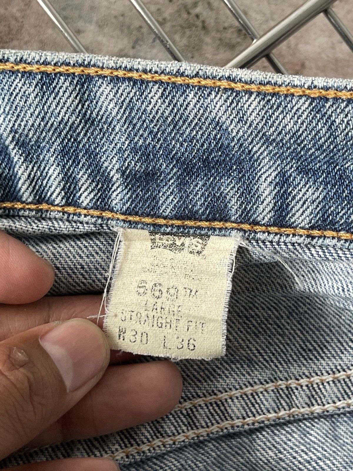 Levi's × Levi's Made & Crafted × Levi's Vintage Clothing Vintage Distressed Levis 569 e USA Wide Leg Size US 31 - 8 Thumbnail