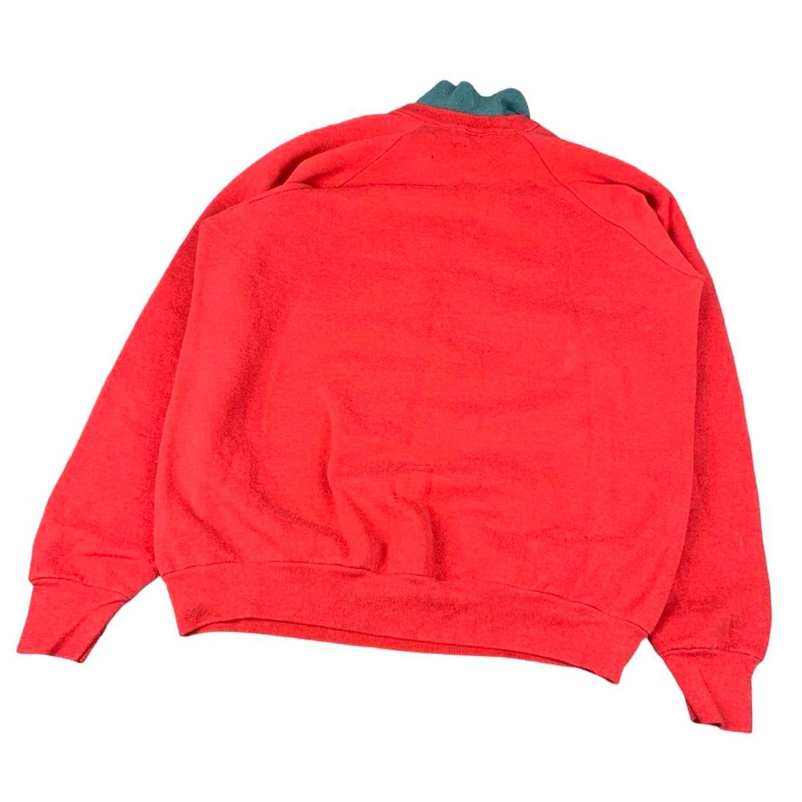 Fruit Of The Loom × Vintage Vintage Coquette Grandma Christmas 90s Collared Sweatshirt Size XL / US 12-14 / IT 48-50 - 4 Thumbnail