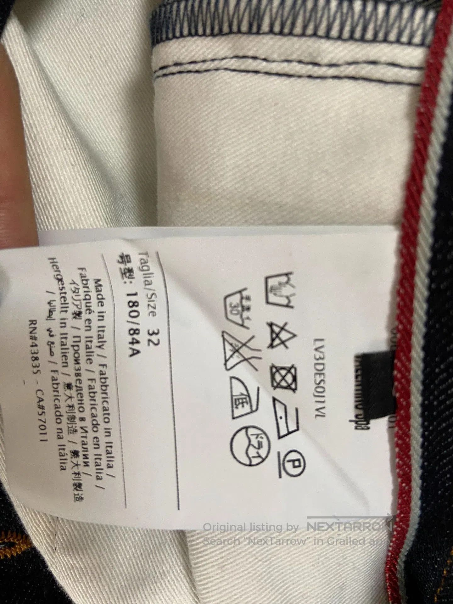 Valentino Valentino Men's Denim Jeans Size 32. Size US 32 / EU 48 - 5 Thumbnail