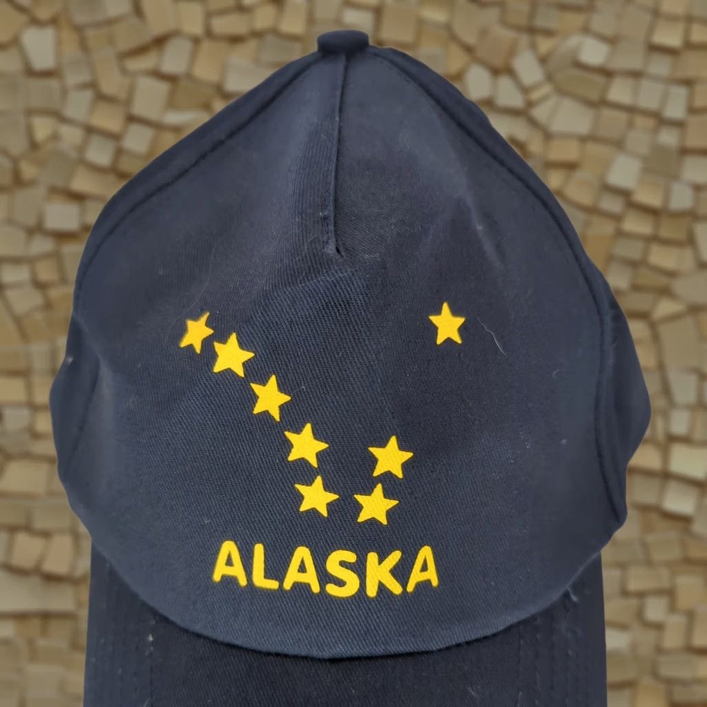Vintage Premium Alaska Hat Flag Cap Navy Blue Snapback Adjustable Baseball Cap Men Fox? Size ONE SIZE - 1 Thumbnail