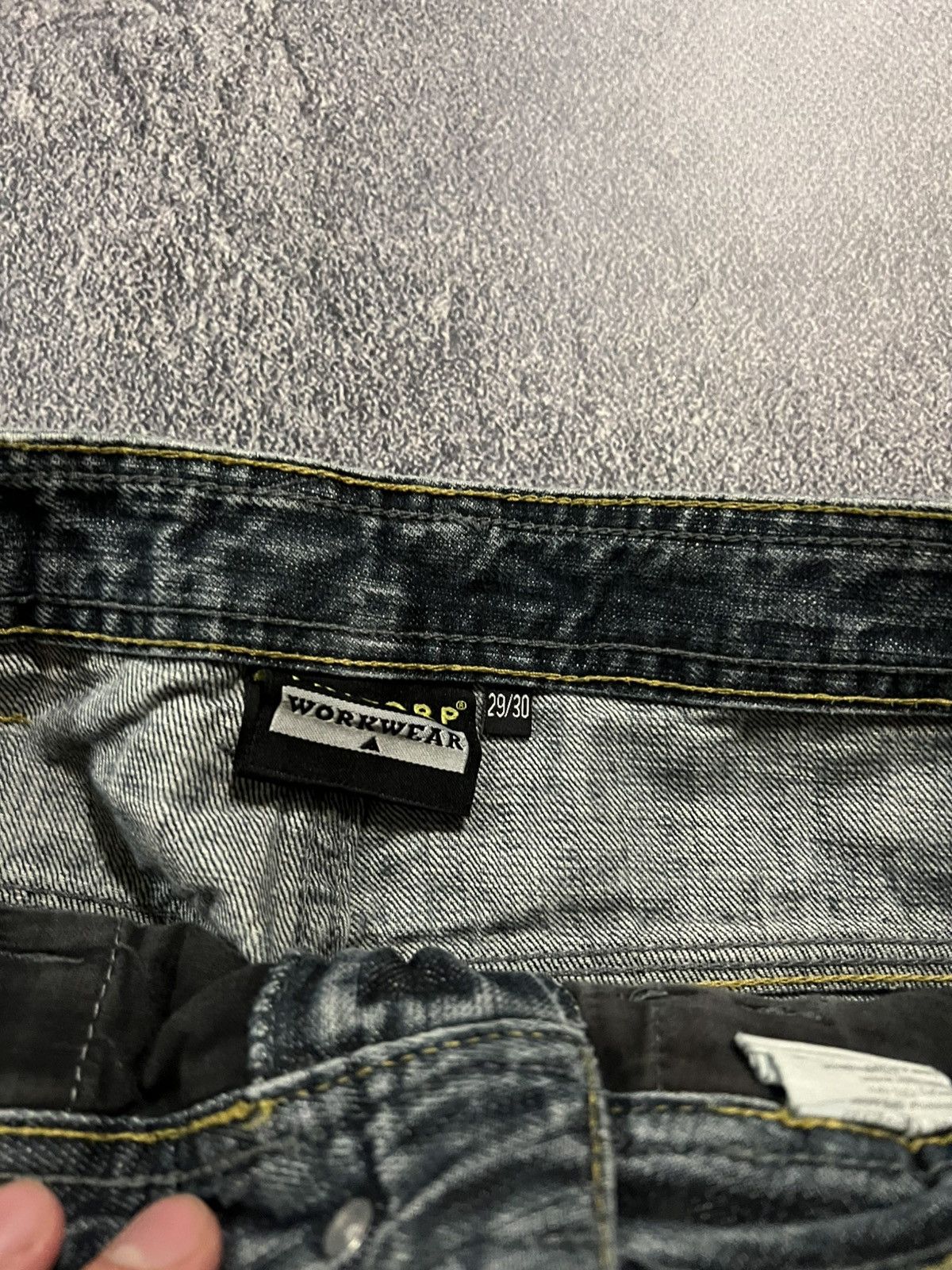 Japanese Brand If Six Was Nine Style Baggy Archive Jeans / Avan Garde 90s Size US 30 / EU 46 - 6 Thumbnail