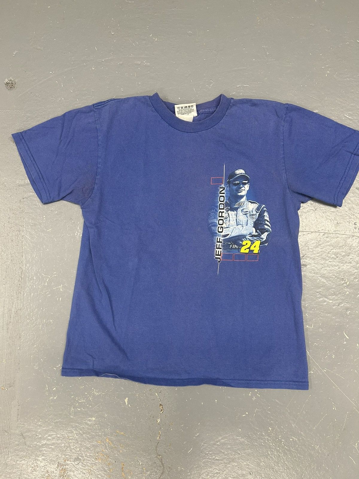 NASCAR Crazy Vintage Jeff Gordon Blue Nascar Racing Tee Shirt Size US M / EU 48-50 / 2 - 1 Thumbnail