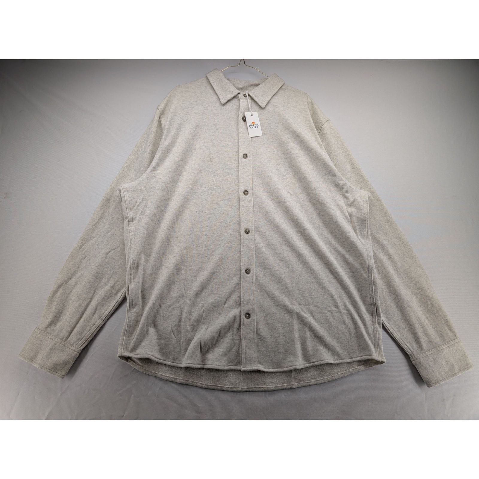 Marine Layer NWT Marine Layer Men's Pacifica Stretch Twill Shirt Size US XXL / EU 58 / 5 - 2 Thumbnail