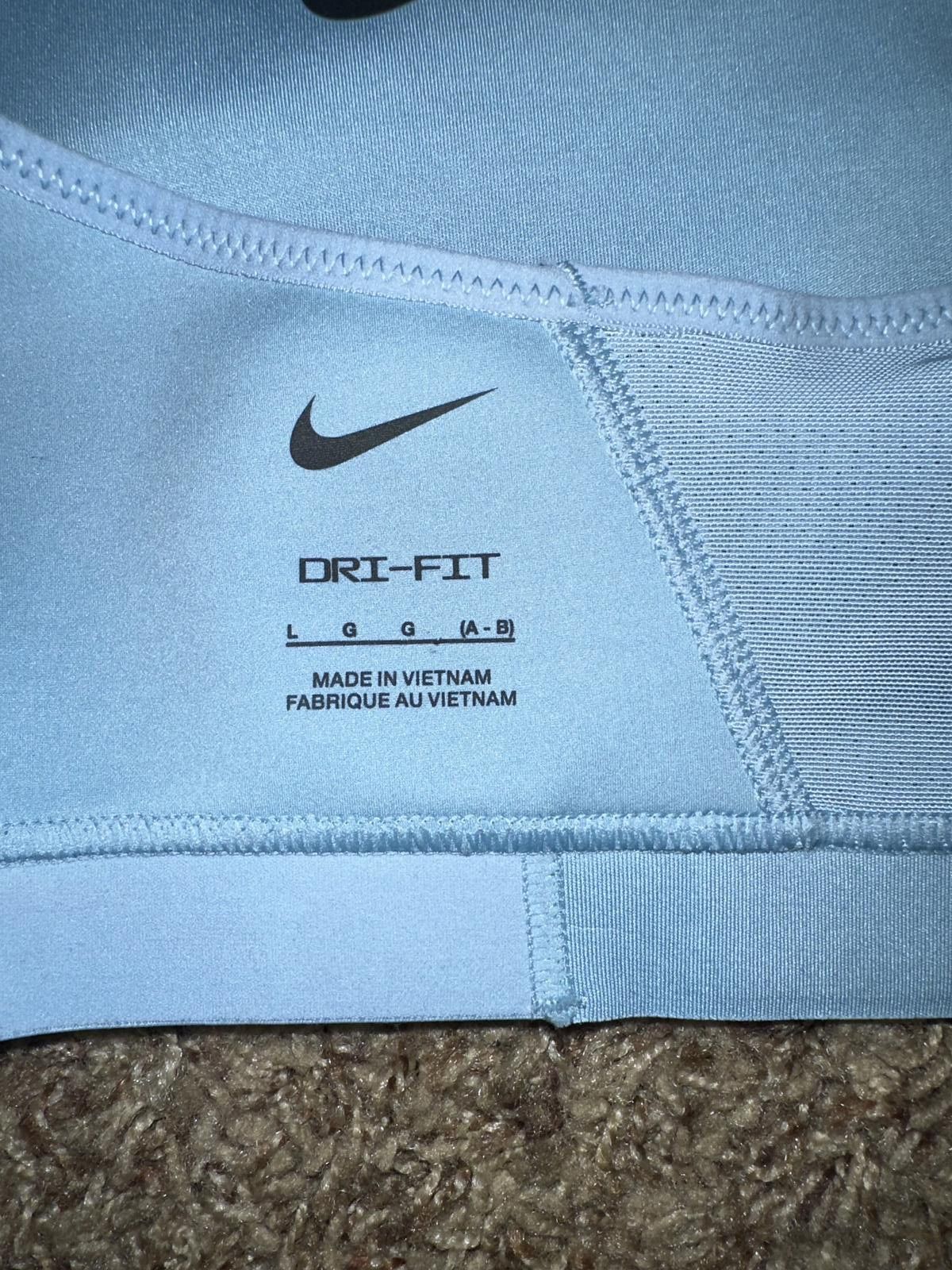 Nike Nike Dri-Fit High-Support Non-Padded Sports Bra Size ONE SIZE - 5 Thumbnail
