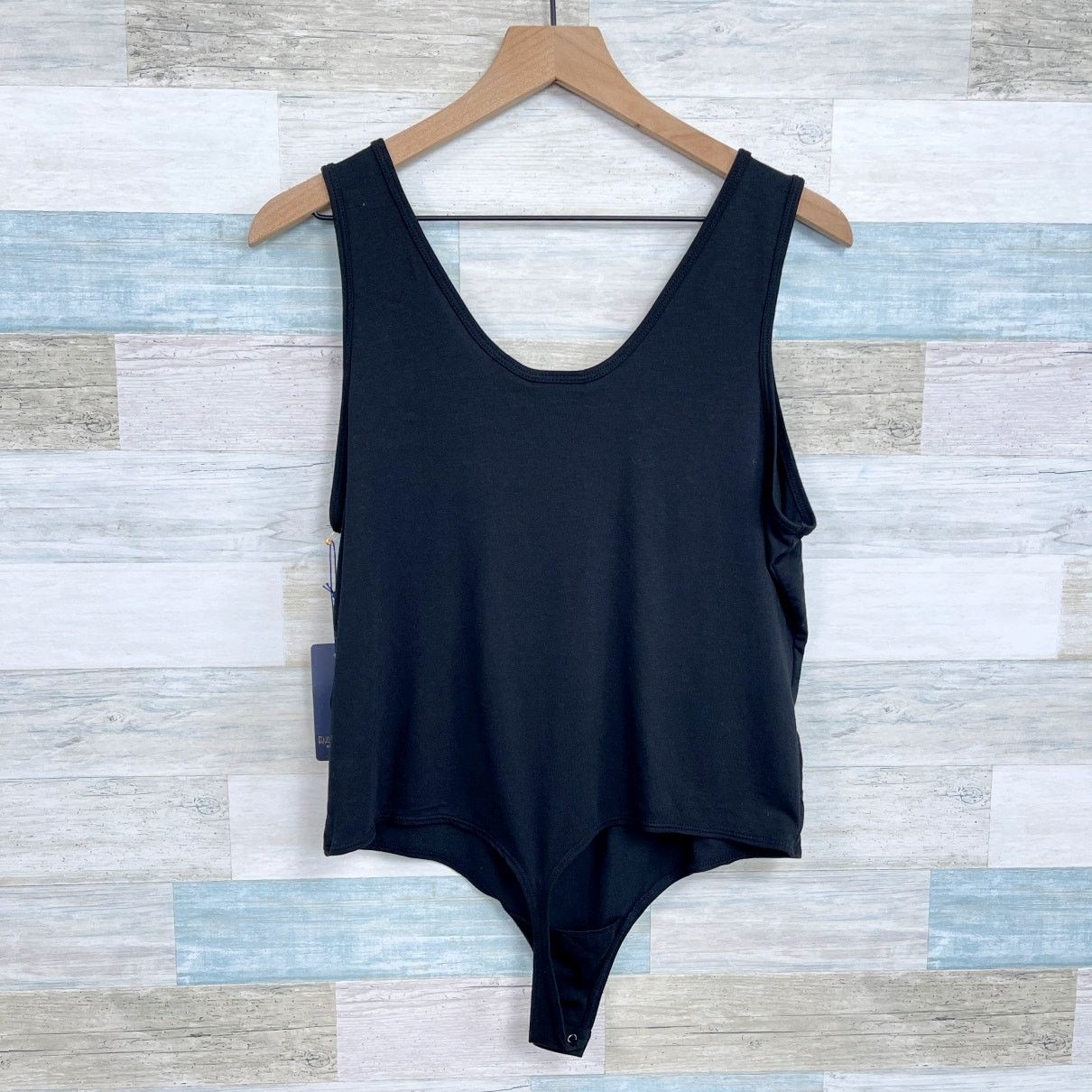 Other Rachel Roy Sleeveless Thong Bodysuit Black Round Neck XL Size XL / US 12-14 / IT 48-50 - 4 Thumbnail