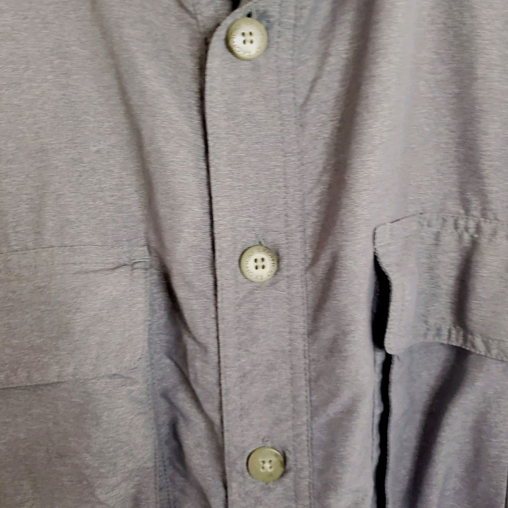 ExOfficio Exofficio Shirt Mens L Blue Logo Long Sleeve Button-Up Pockets Rollup Sl Size US L / EU 52-54 / 3 - 5 Thumbnail