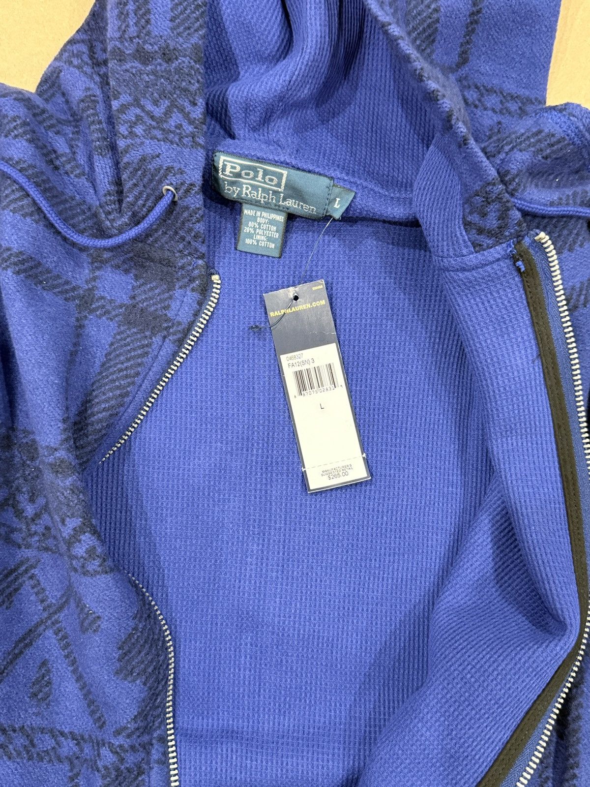Polo Ralph Lauren Polo Ralph Lauren native pattern thermal-lined hoodie Size US L / EU 52-54 / 3 - 3 Thumbnail